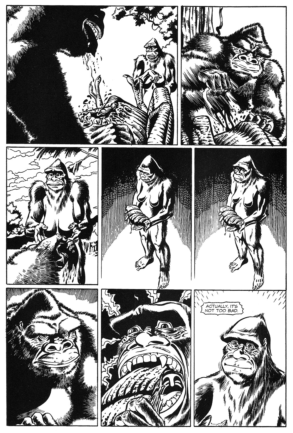 Read online Cavewoman: Missing Link comic -  Issue #4 - 6