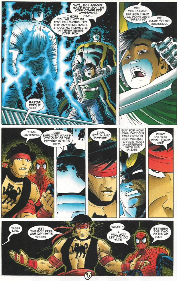 Read online Spider-Man (1990) comic -  Issue #81 - Shadow Of The Cat - 16