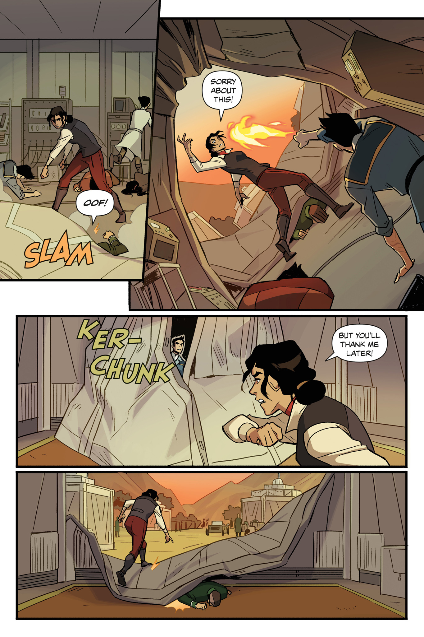 Read online Nickelodeon The Legend of Korra: Ruins of the Empire comic -  Issue # TPB 2 - 36