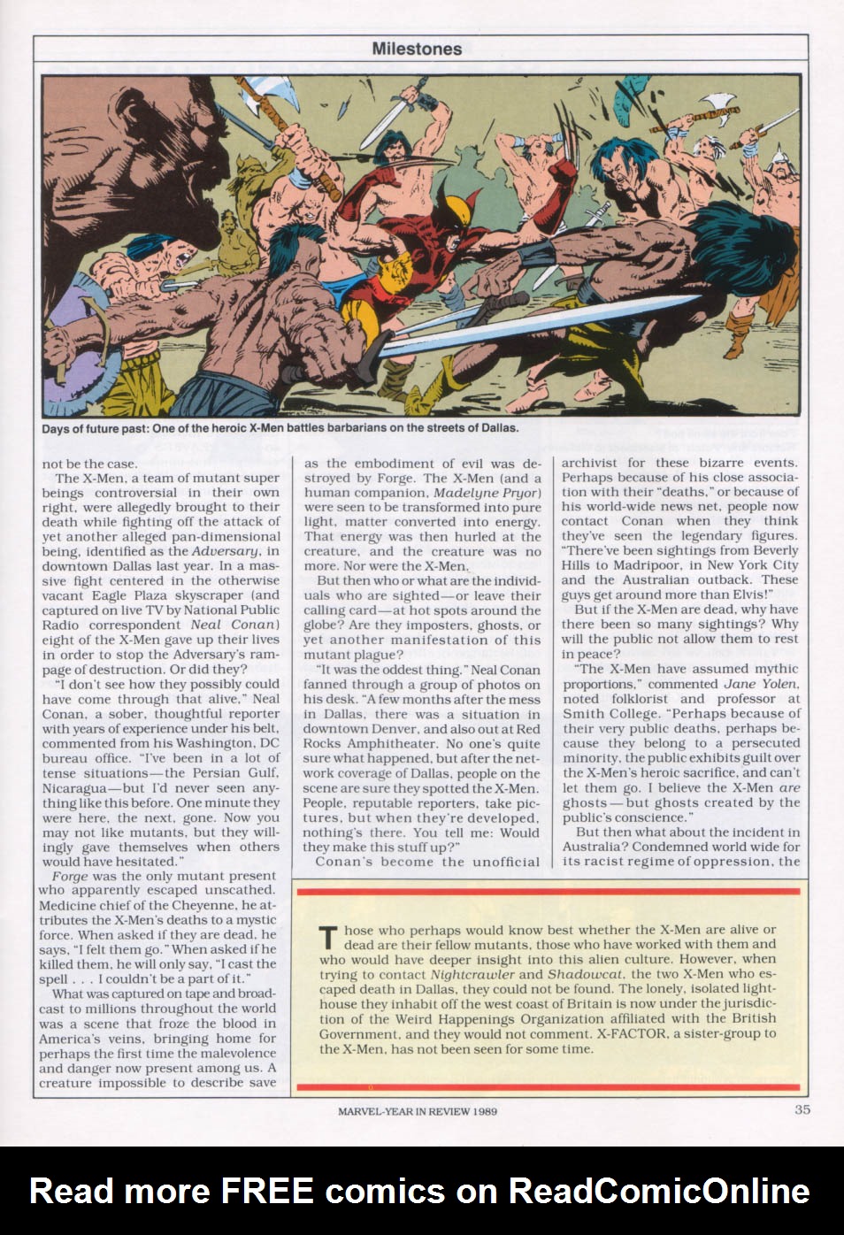 Read online Marvel: The Year-in-Review comic -  Issue #1 - 37