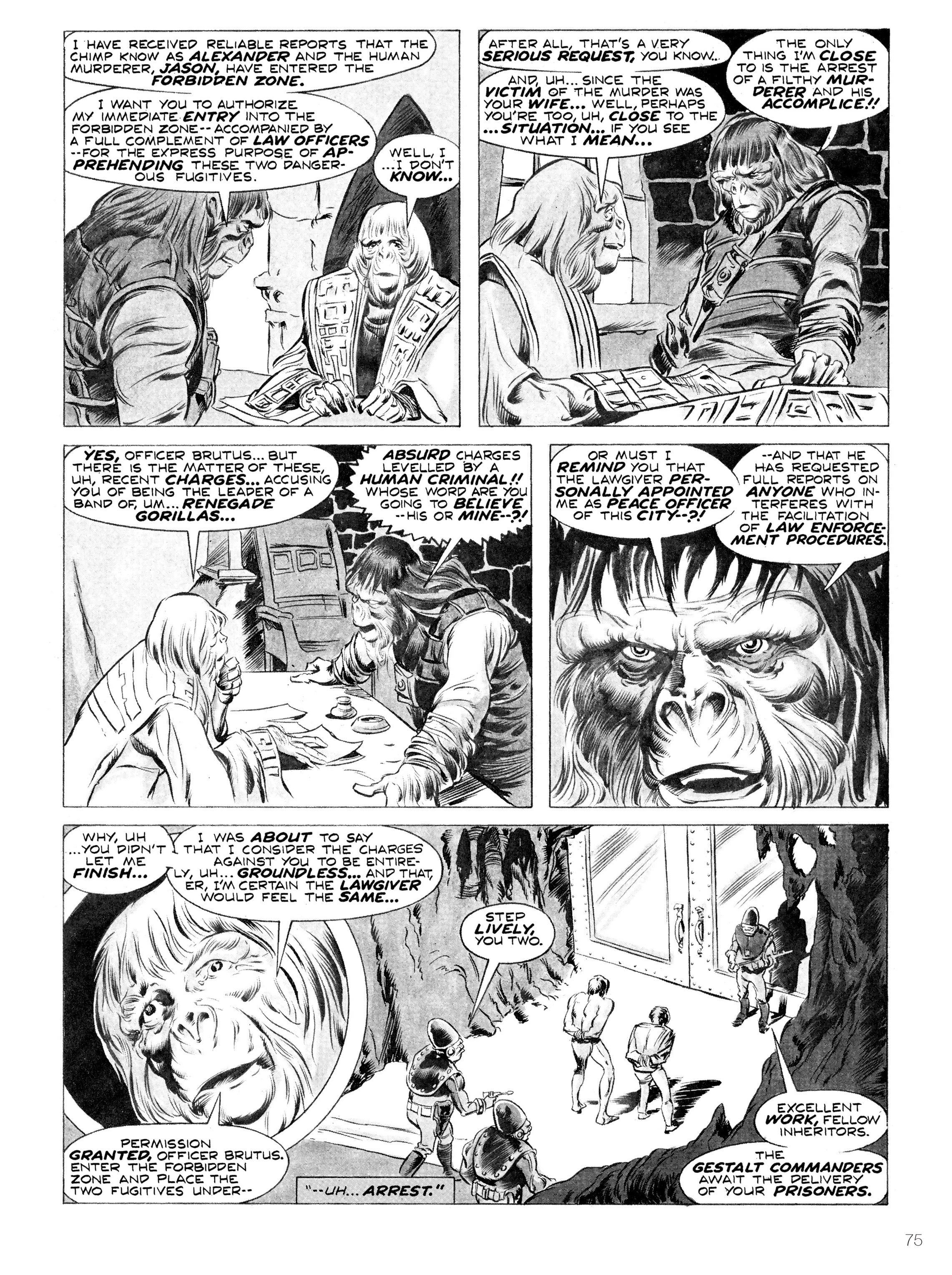 Read online Planet of the Apes: Archive comic -  Issue # TPB 1 (Part 1) - 71