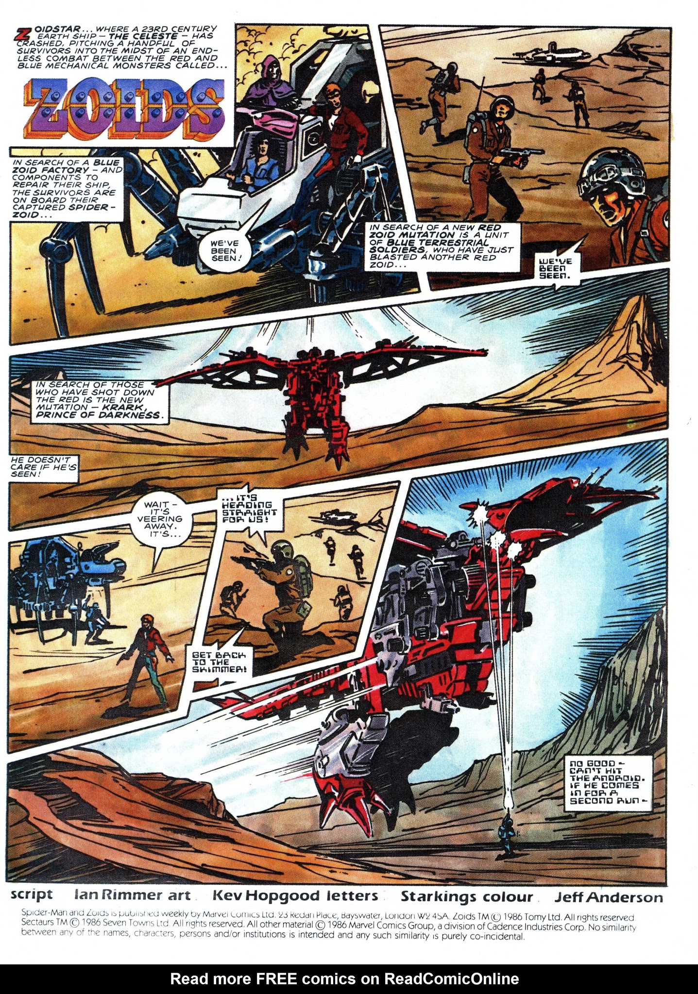 Read online Spider-Man and Zoids comic -  Issue #3 - 3