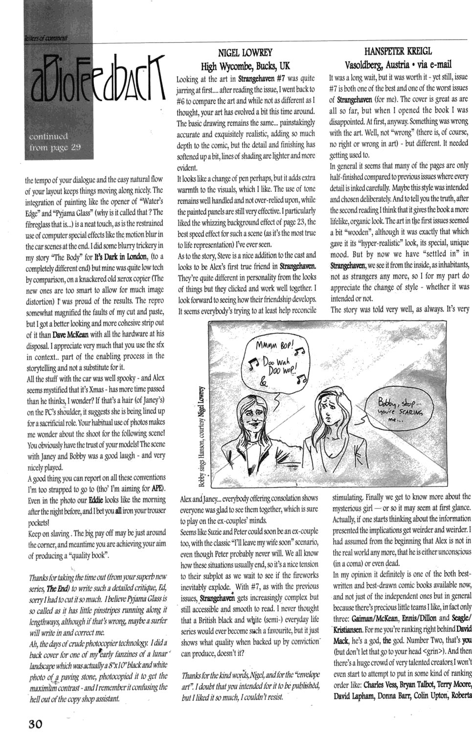 Read online Strangehaven comic -  Issue #9 - 30