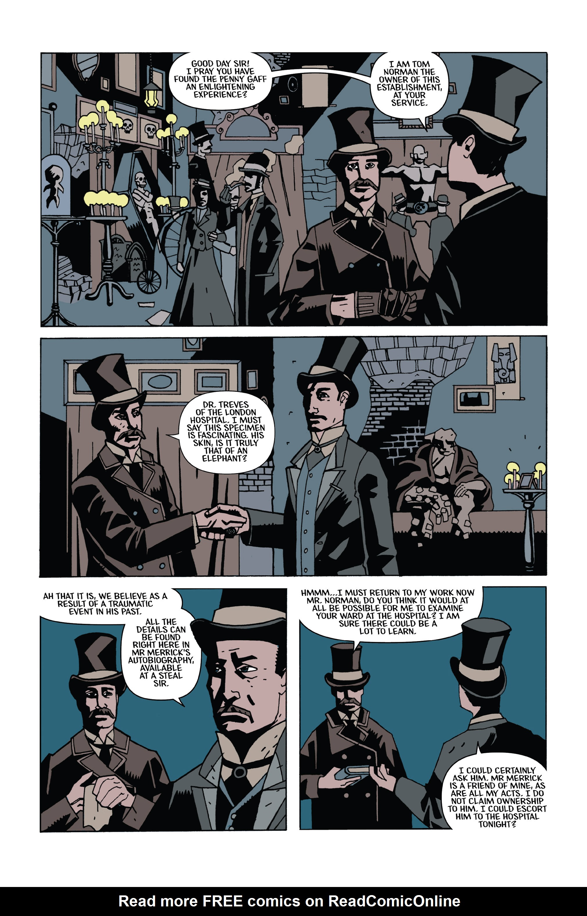 Read online Merrick: The Sensational Elephantman comic -  Issue #1 - 9