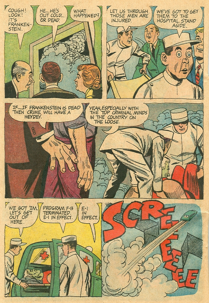 Read online Frankenstein (1964) comic -  Issue #3 - 10
