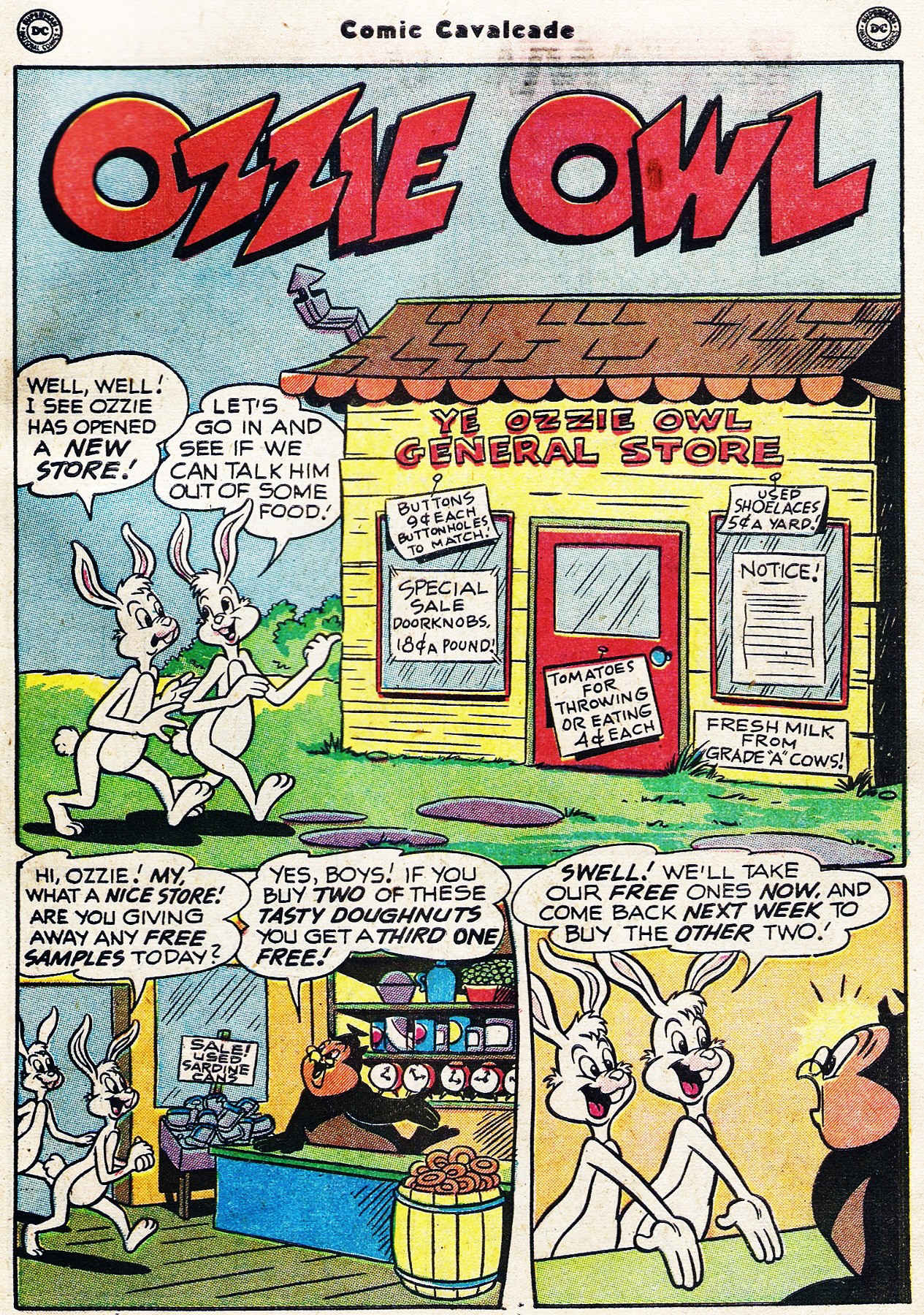 Read online Comic Cavalcade comic -  Issue #37 - 41