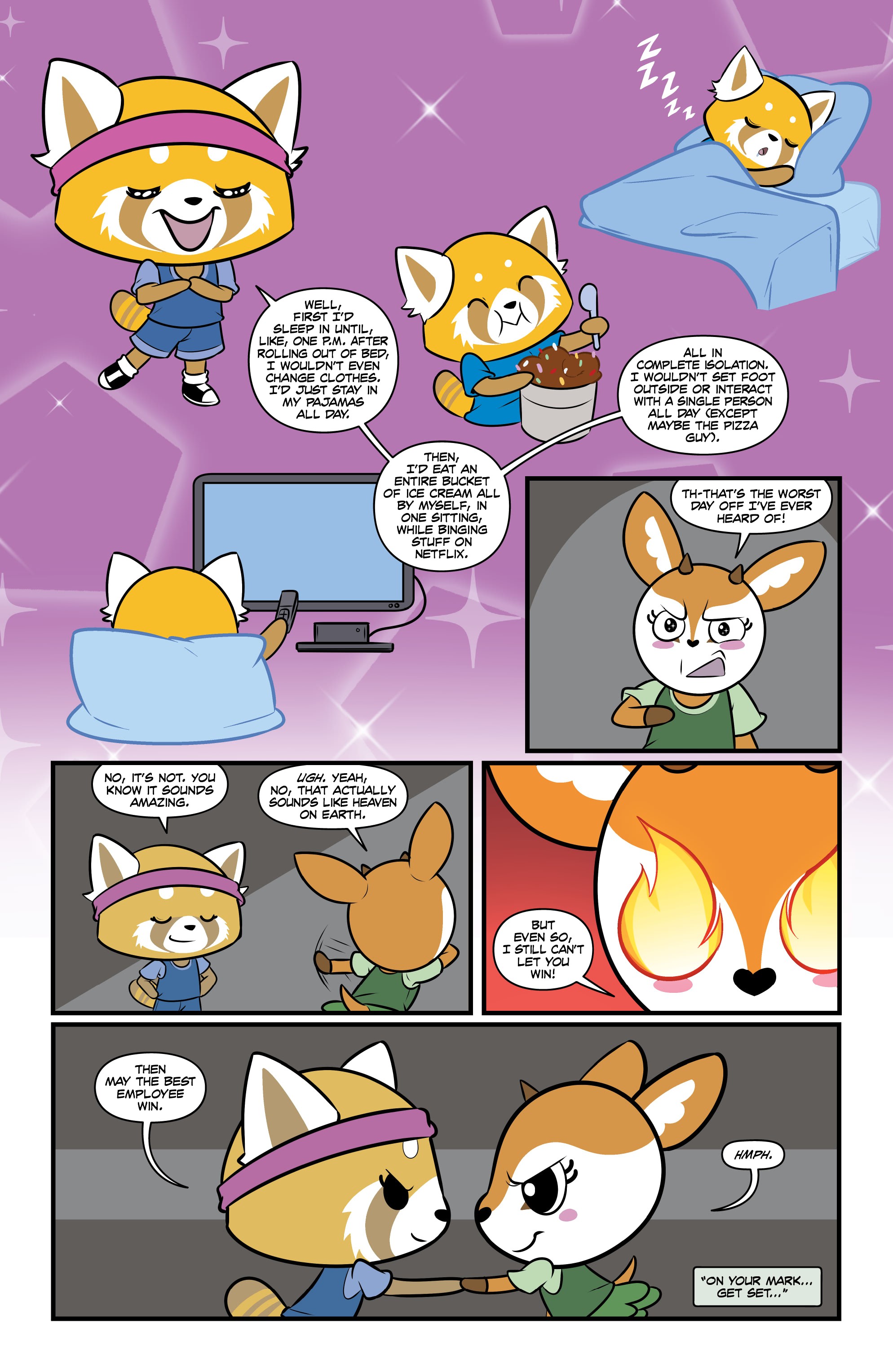 Read online Aggretsuko comic -  Issue #6 - 16