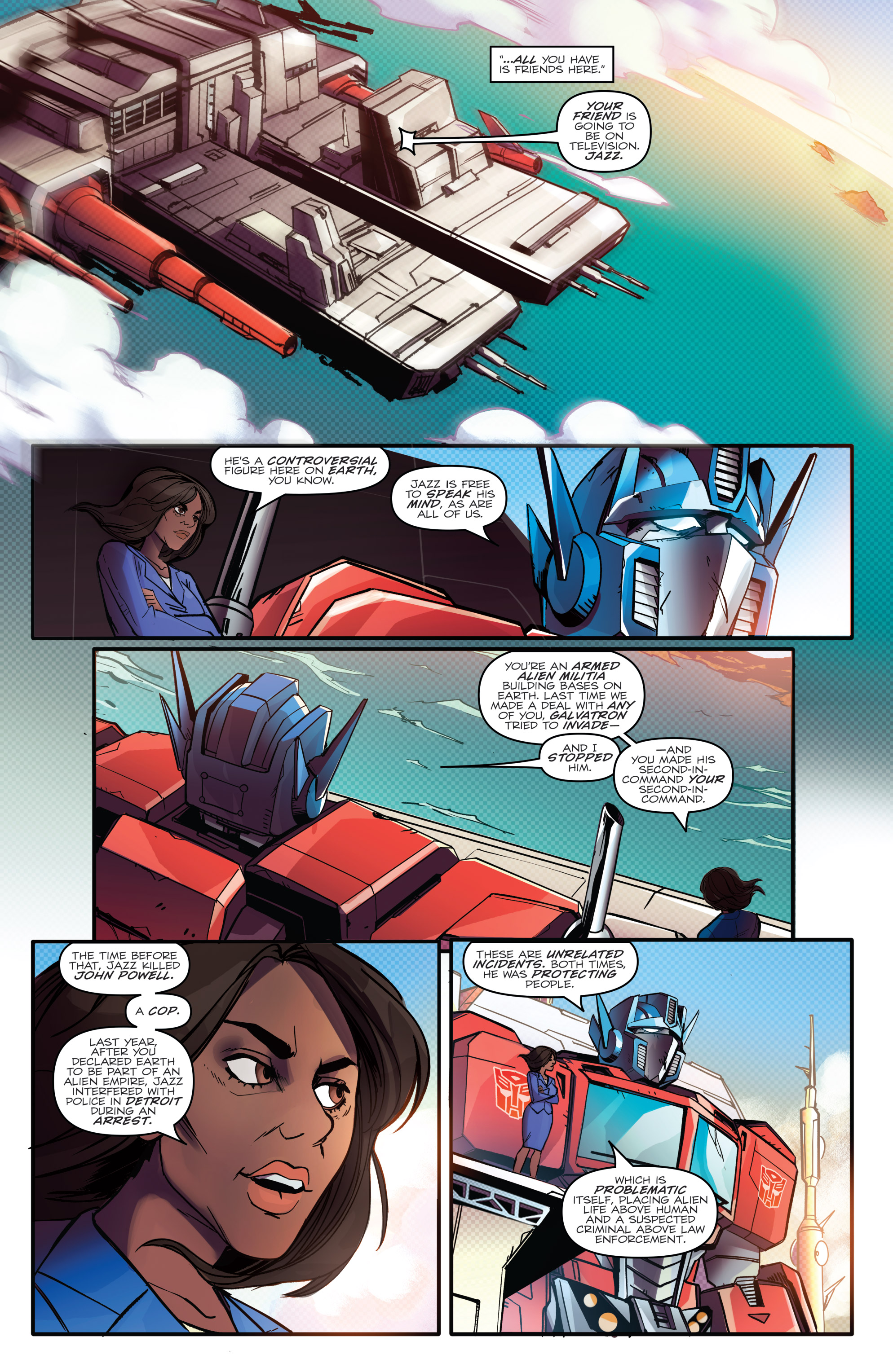 Read online Optimus Prime comic -  Issue #7 - 12