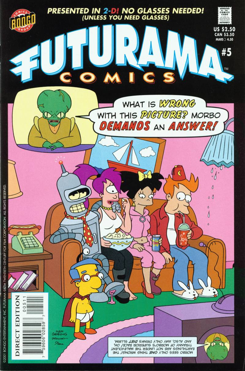 Read online Futurama Comics comic -  Issue #5 - 1