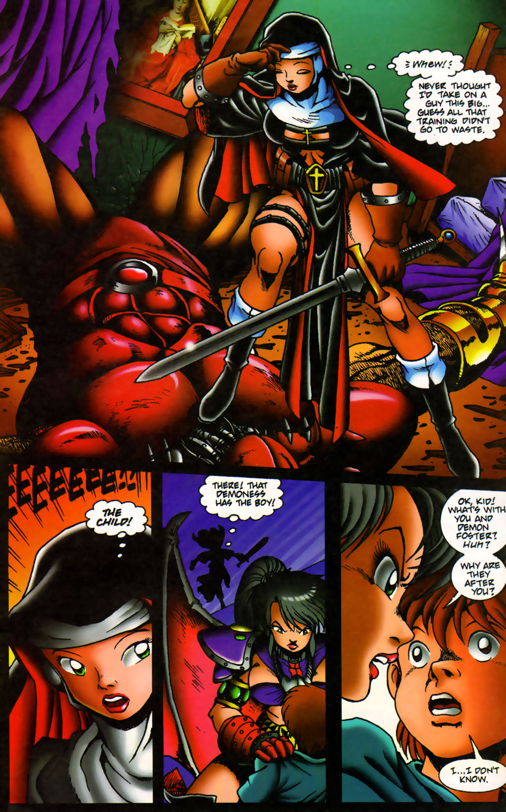 Read online Warrior Nun Areala (1994) comic -  Issue #2 - 22