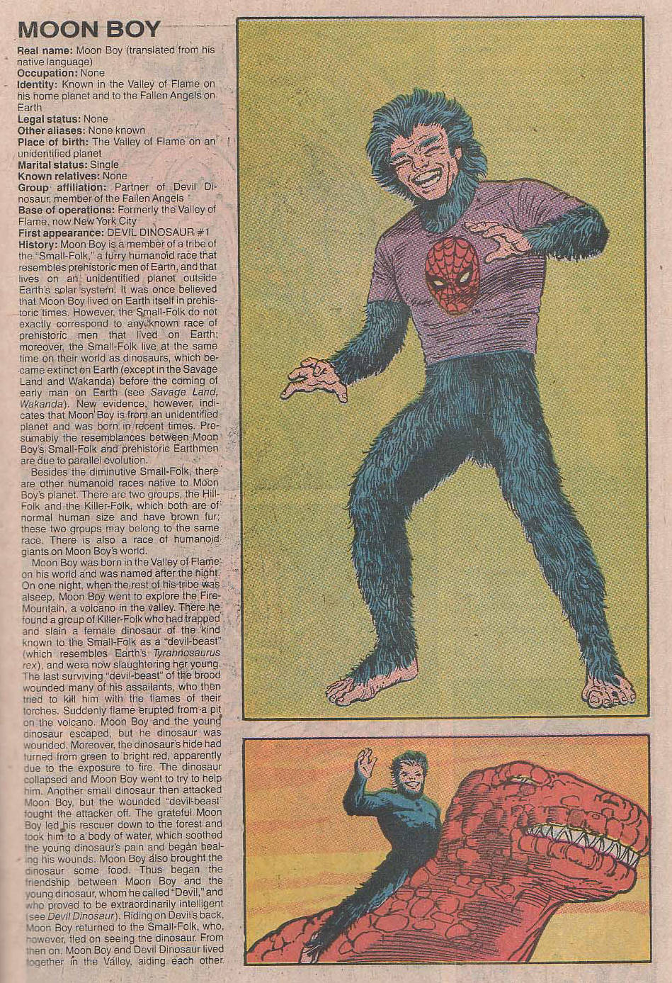 Read online The Official Handbook of the Marvel Universe: Update '89 comic -  Issue #5 - 20