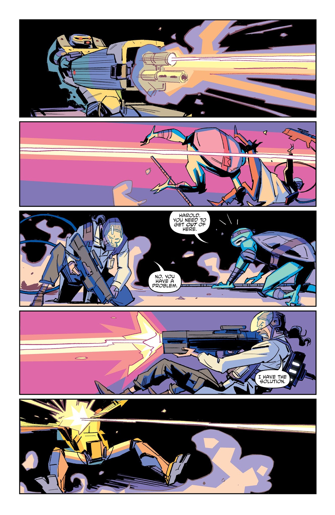 Read online Teenage Mutant Ninja Turtles: Macro-Series comic -  Issue #1 - 33