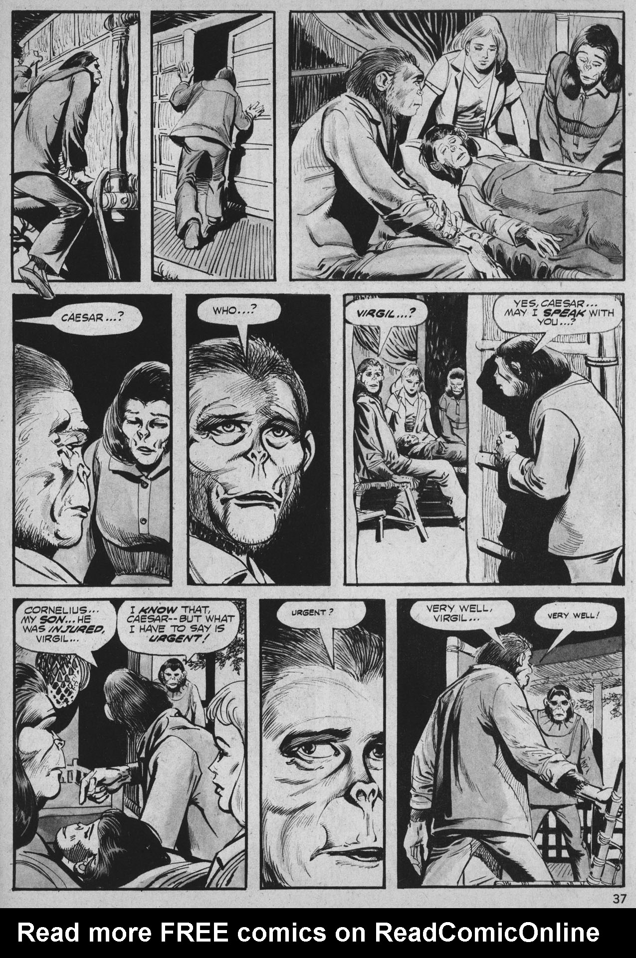 Read online Planet of the Apes comic -  Issue #26 - 37
