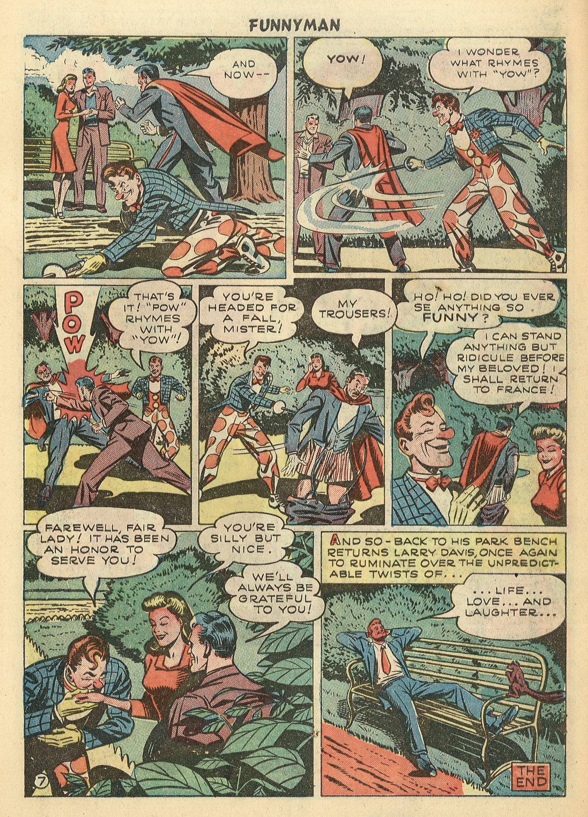 Read online Funnyman comic -  Issue #2 - 19