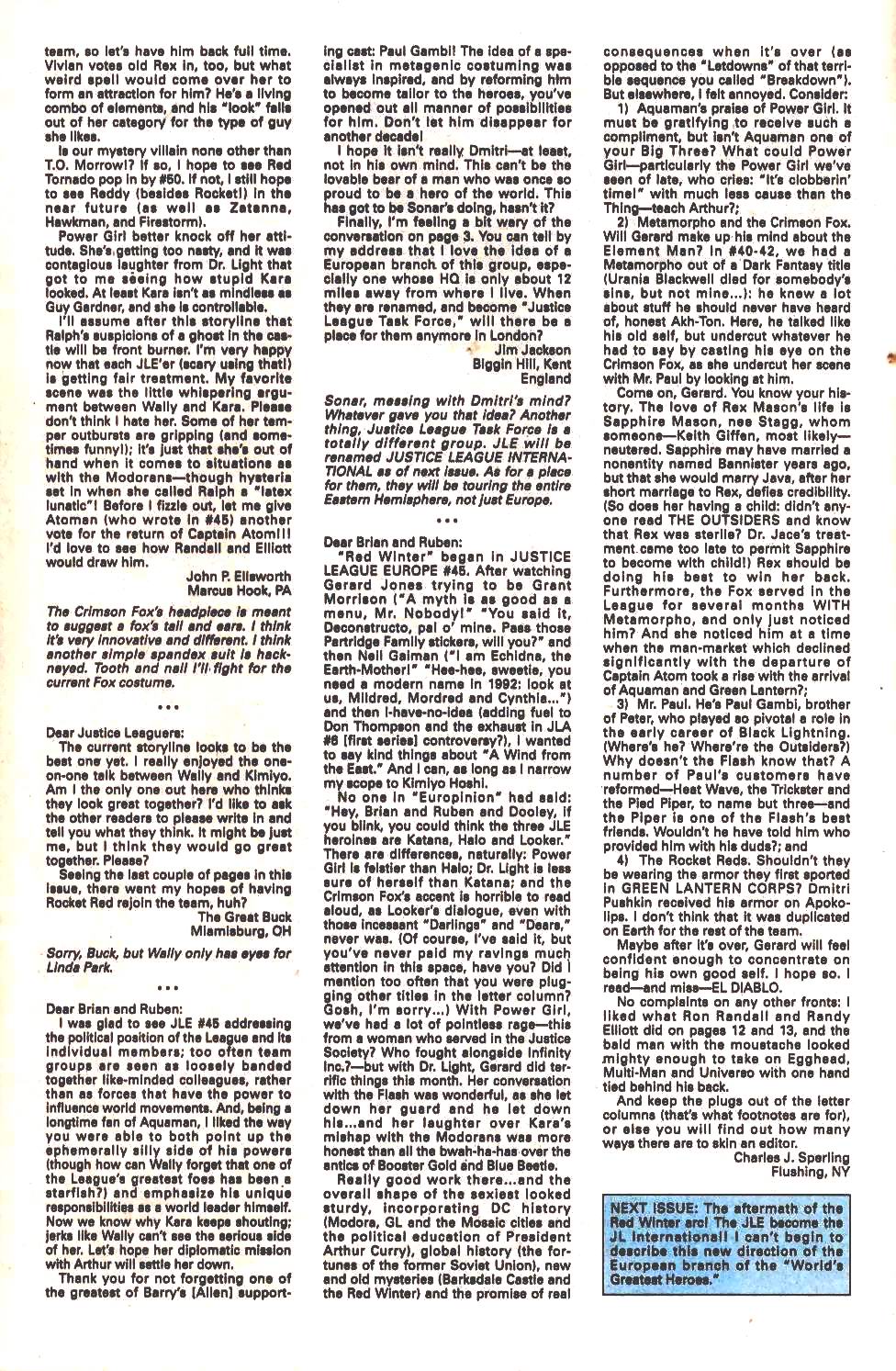 Read online Justice League Europe comic -  Issue #49 - 24