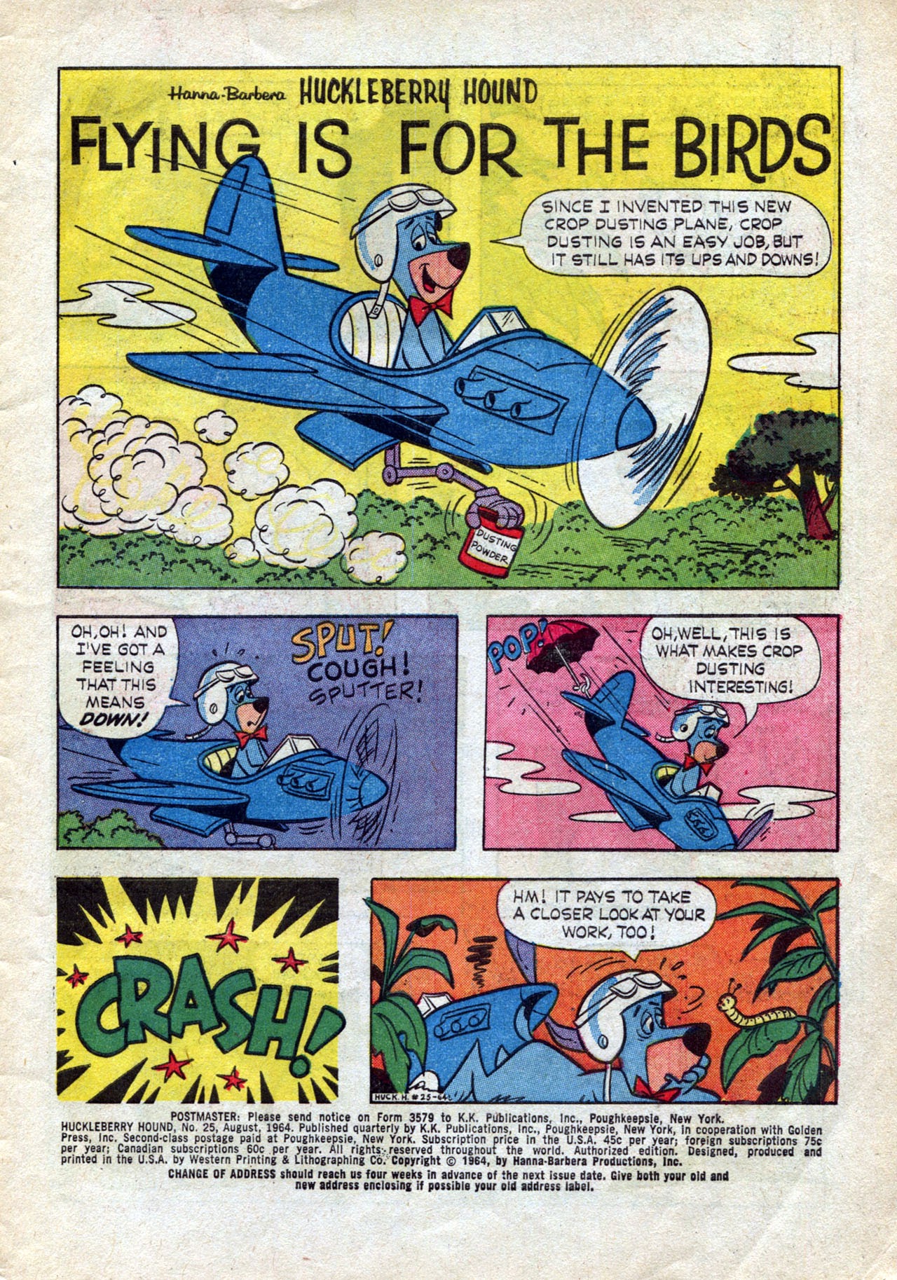 Read online Huckleberry Hound (1960) comic -  Issue #25 - 3