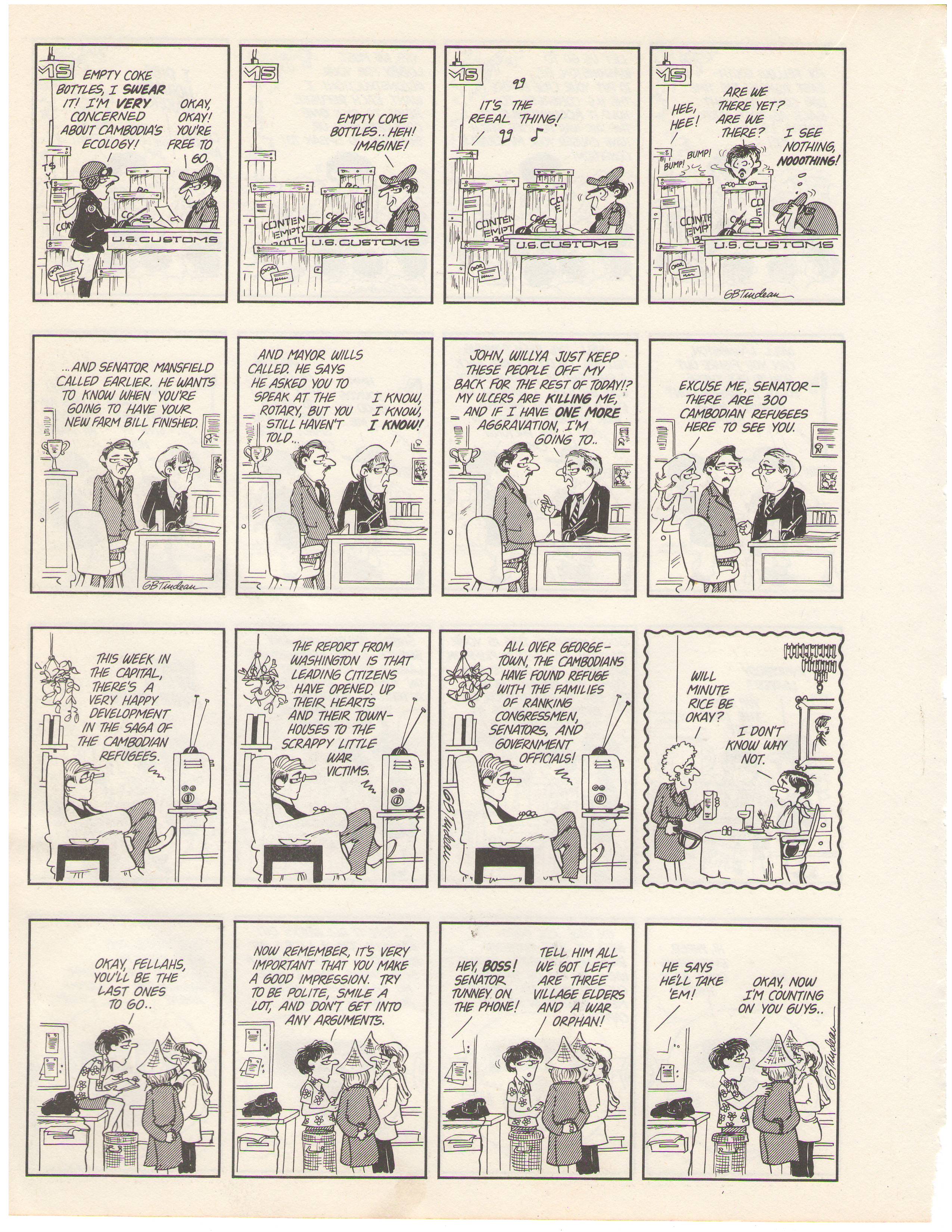 Read online The Doonesbury Chronicles comic -  Issue # TPB (Part 2) - 37