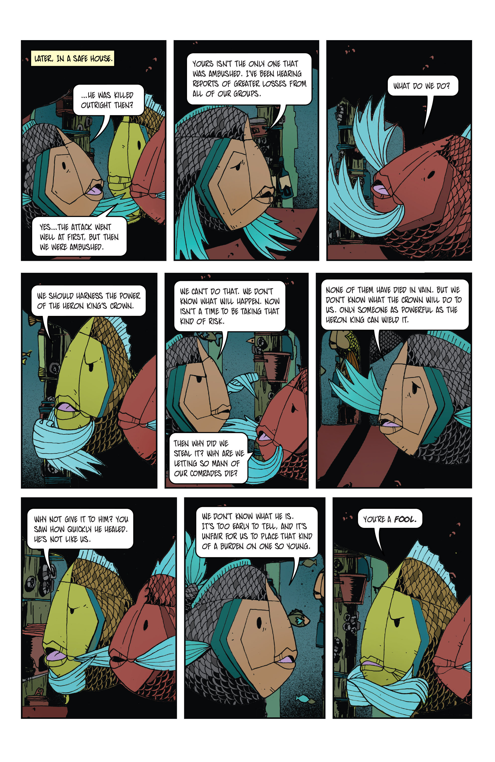 Read online The Little Red Fish comic -  Issue #4 - 9