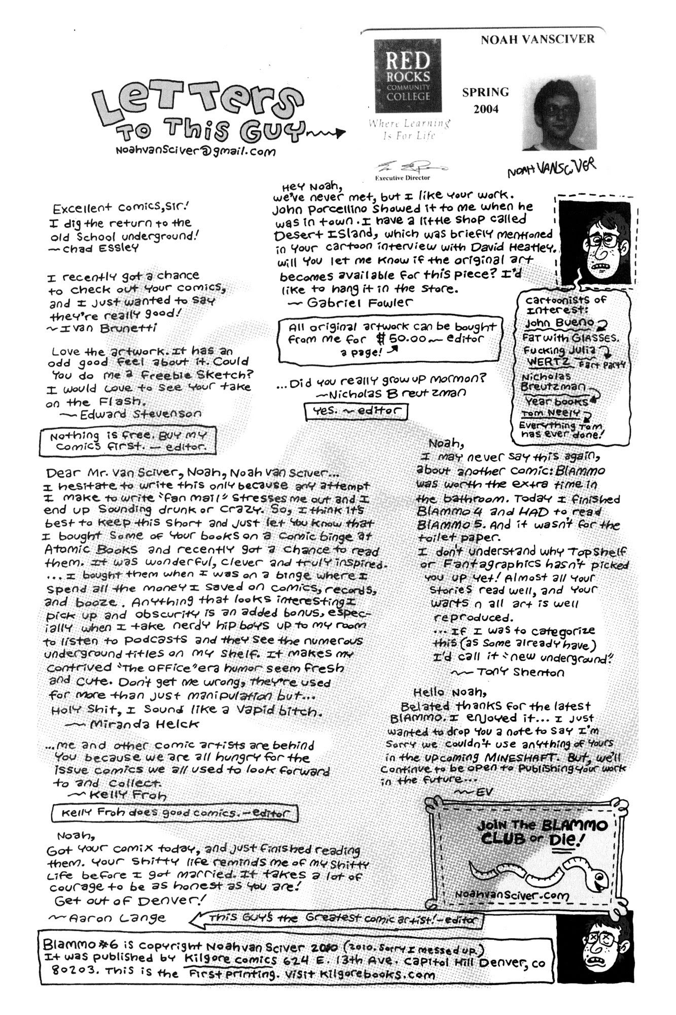 Read online Blammo comic -  Issue #6 - 2