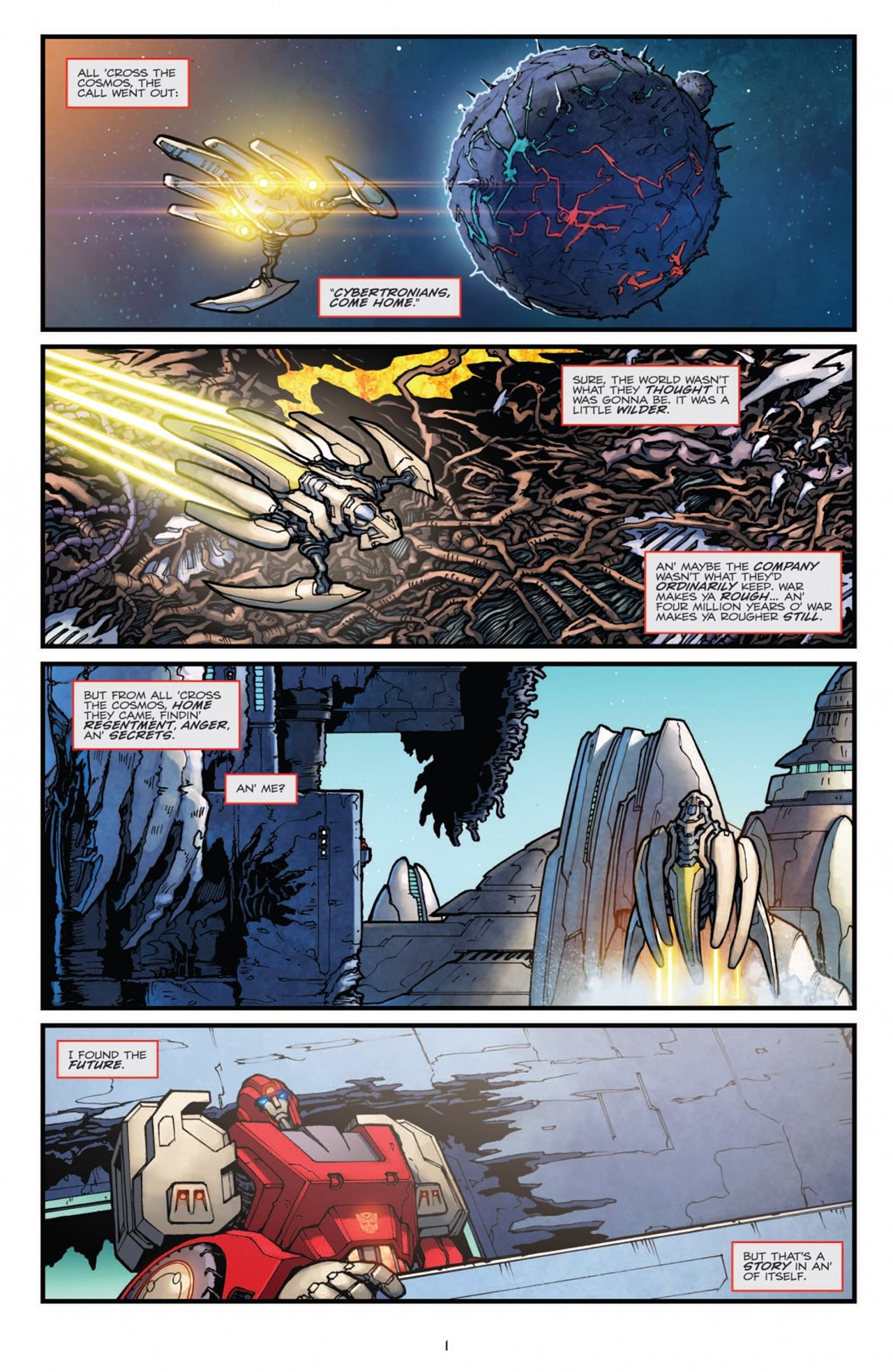 Read online Transformers: Robots In Disguise (2012) comic -  Issue #5 - 5