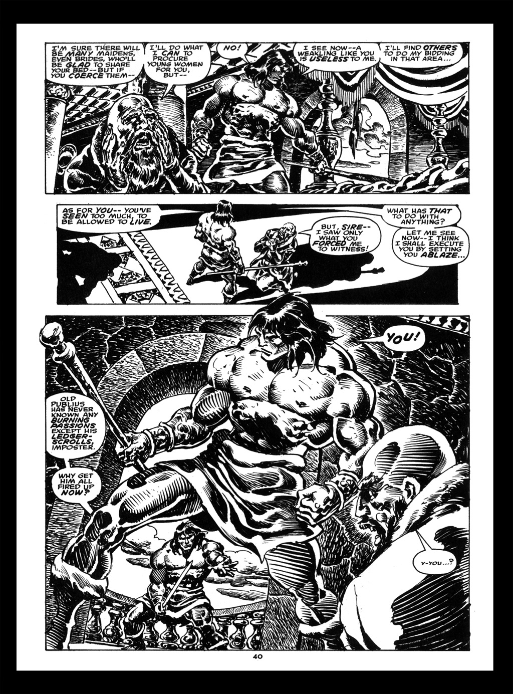 Read online The Savage Sword Of Conan comic -  Issue #214 - 40