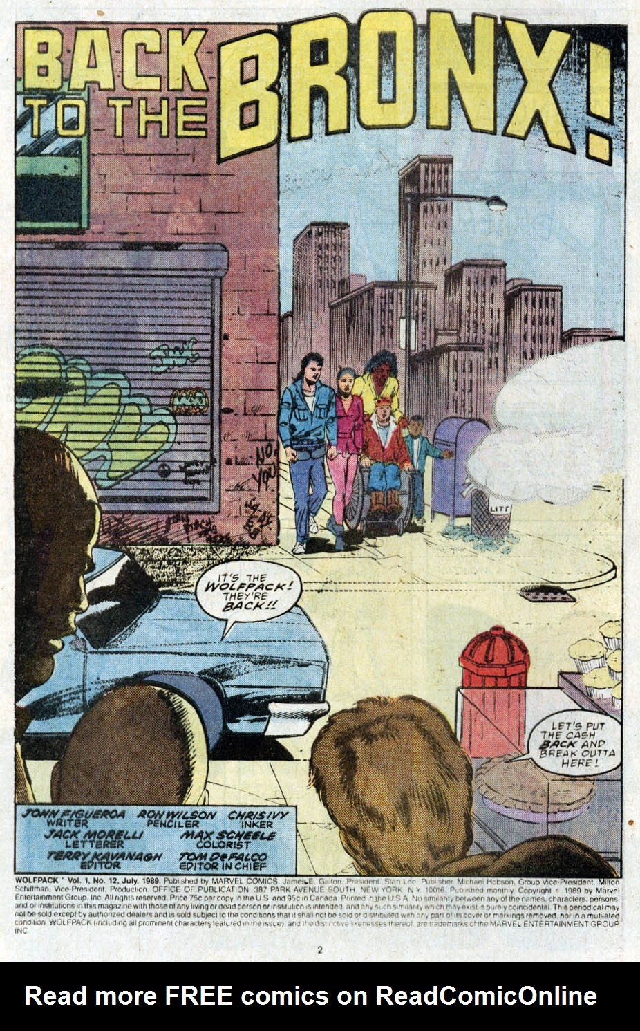 Read online Wolfpack (1988) comic -  Issue #12 - 3
