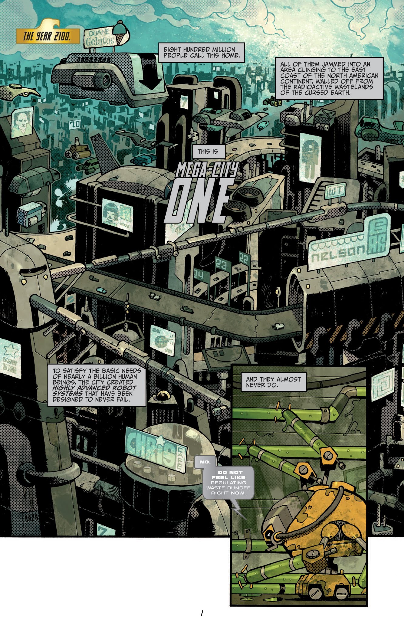 Read online Judge Dredd: Toxic comic -  Issue #1 - 29