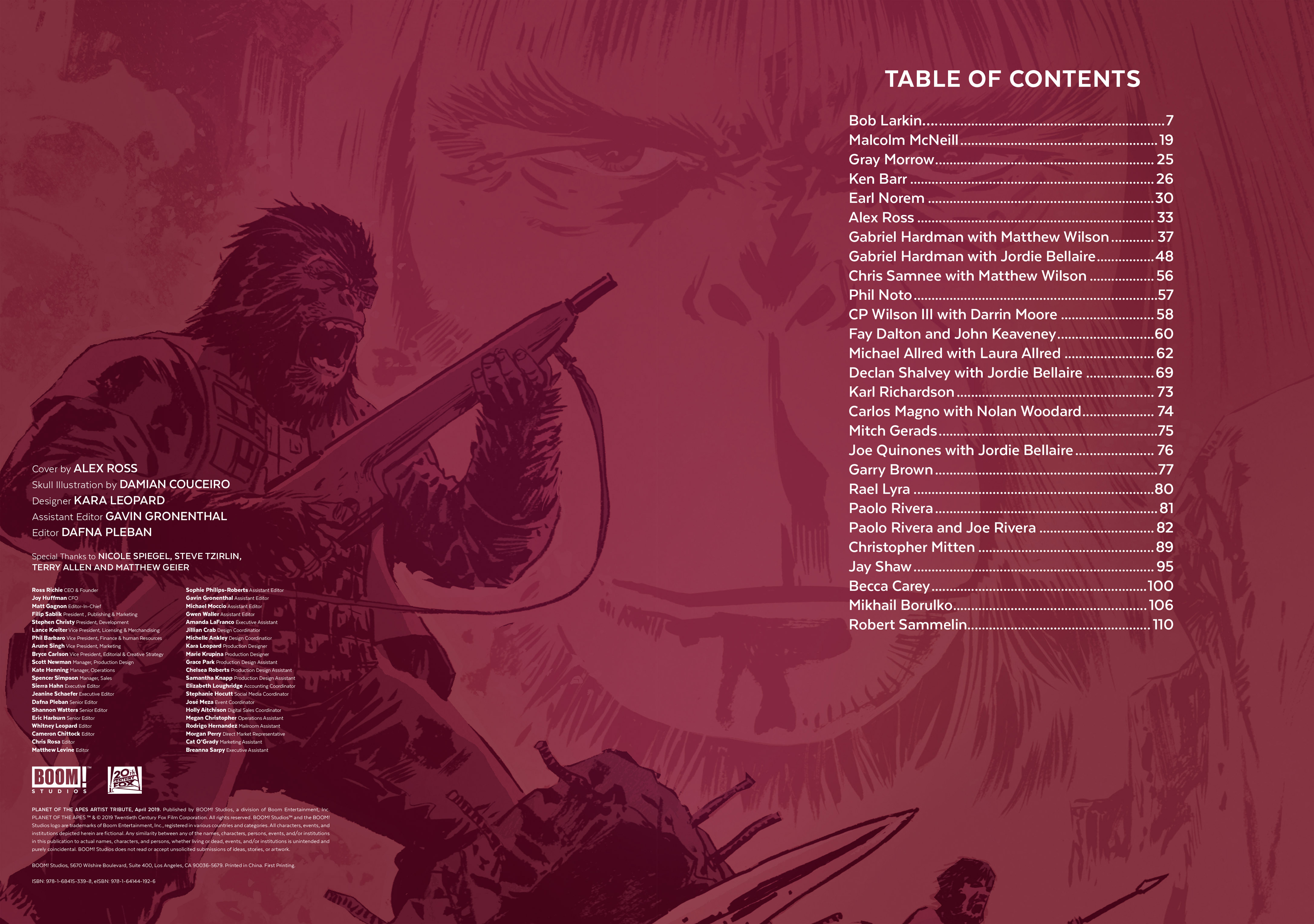 Read online Planet of the Apes Artist Tribute comic -  Issue # TPB - 5