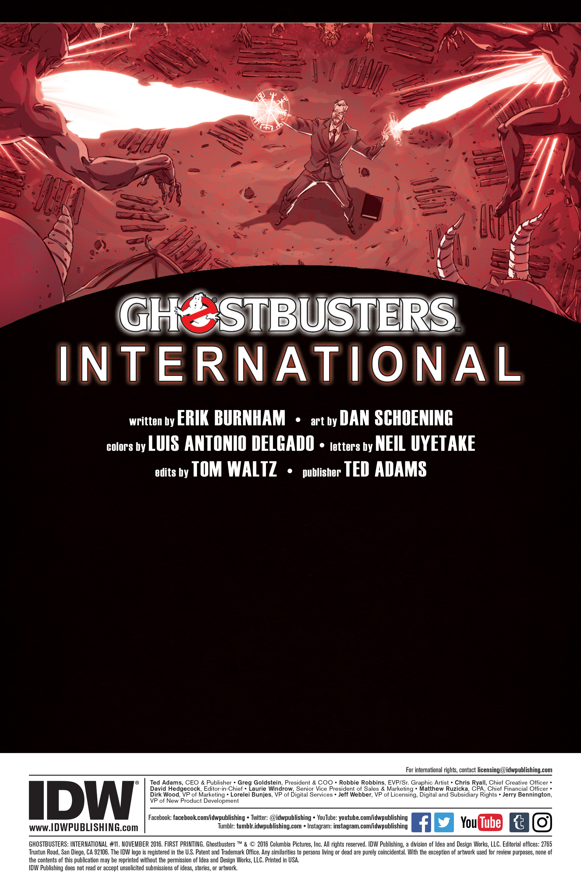 Read online Ghostbusters: International comic -  Issue #11 - 2