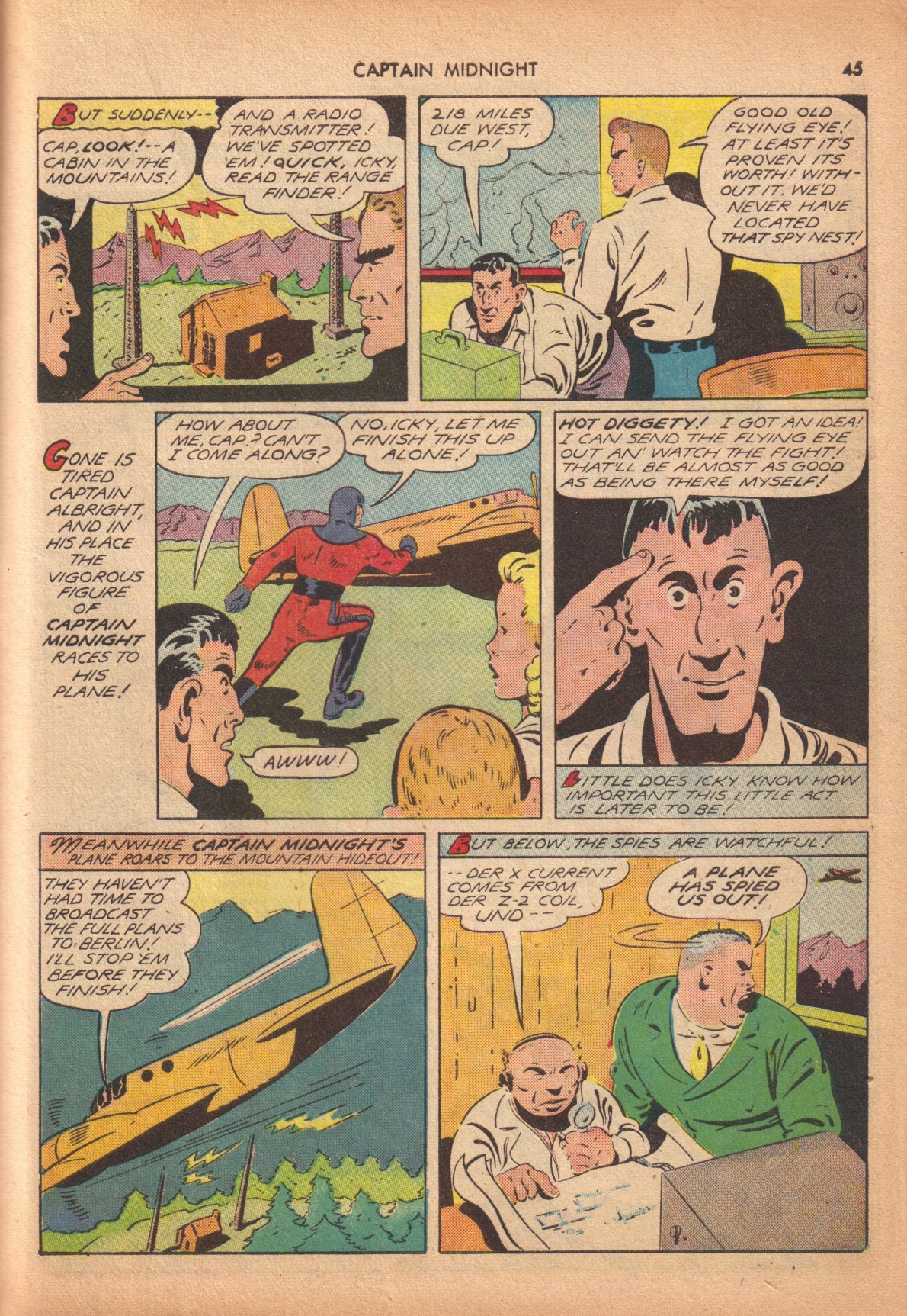 Read online Captain Midnight (1942) comic -  Issue #10 - 41