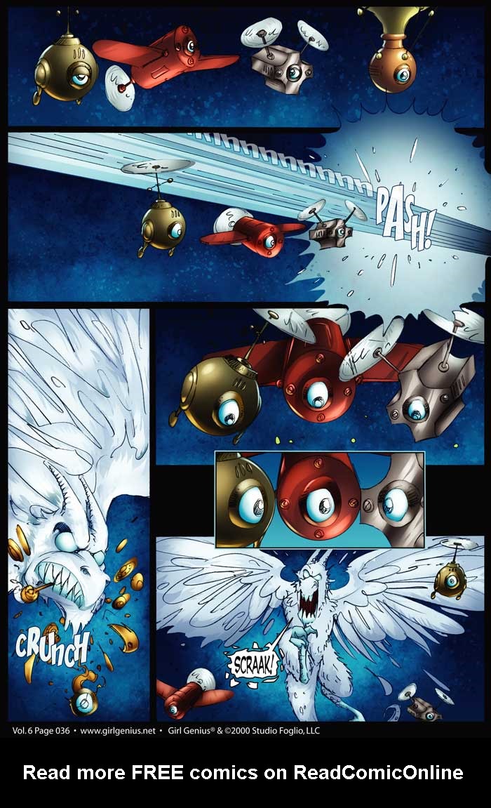 Read online Girl Genius (2002) comic -  Issue #6 - 37