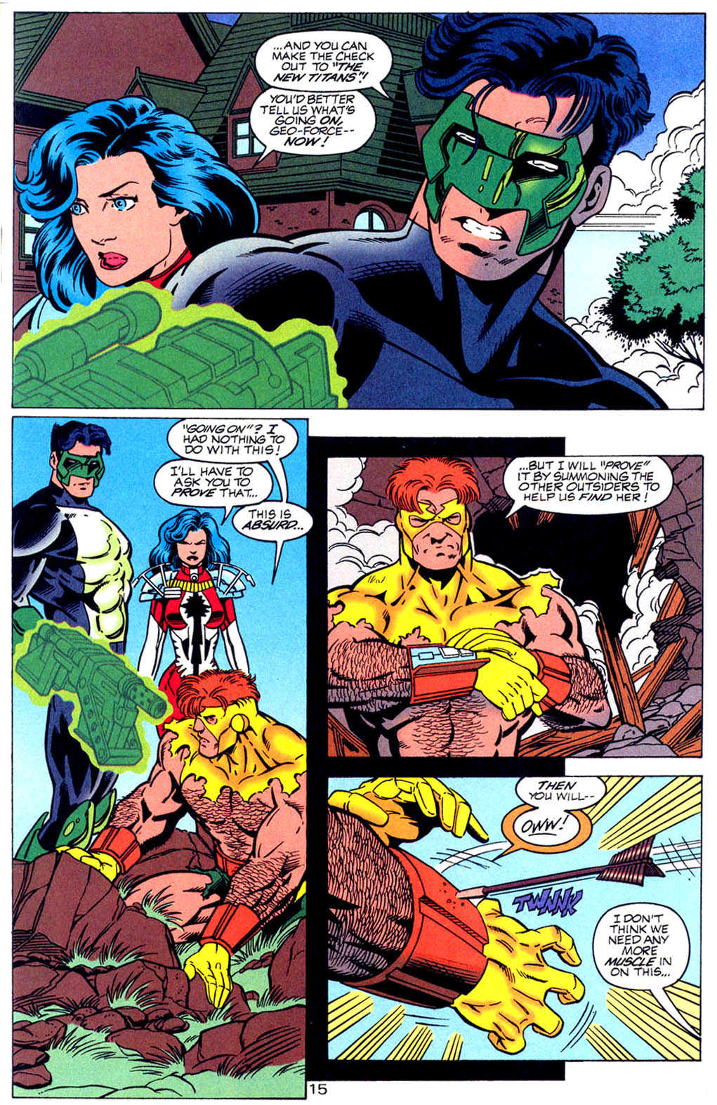 Read online Outsiders (1993) comic -  Issue #17 - 16