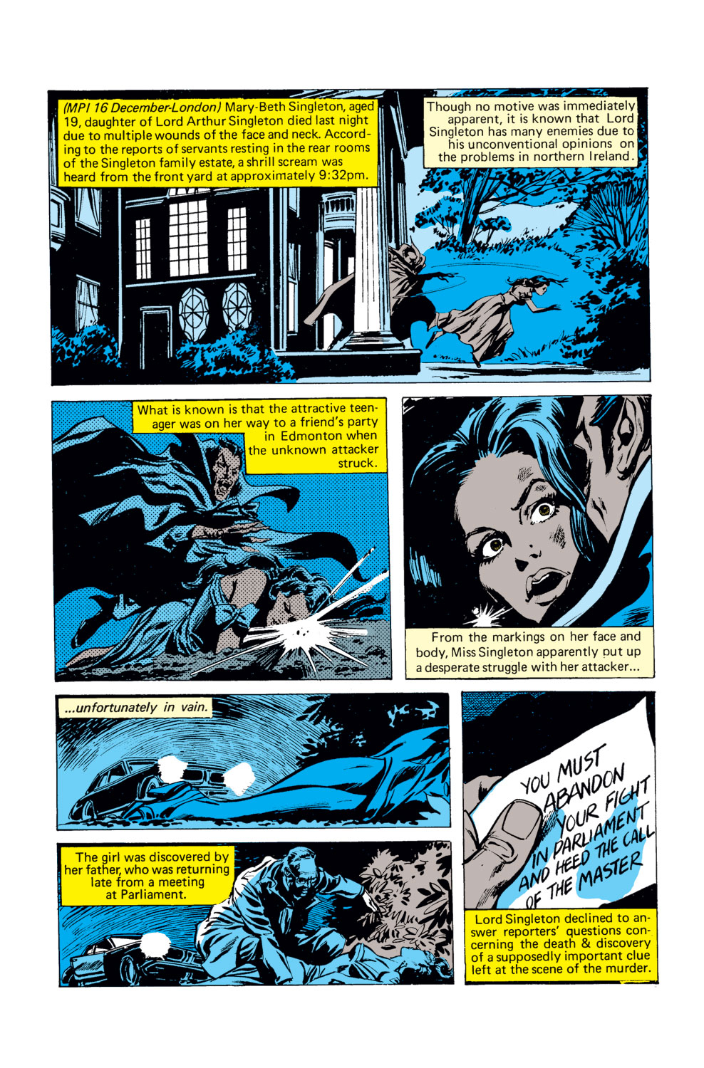 Read online Tomb of Dracula (1972) comic -  Issue #31 - 3