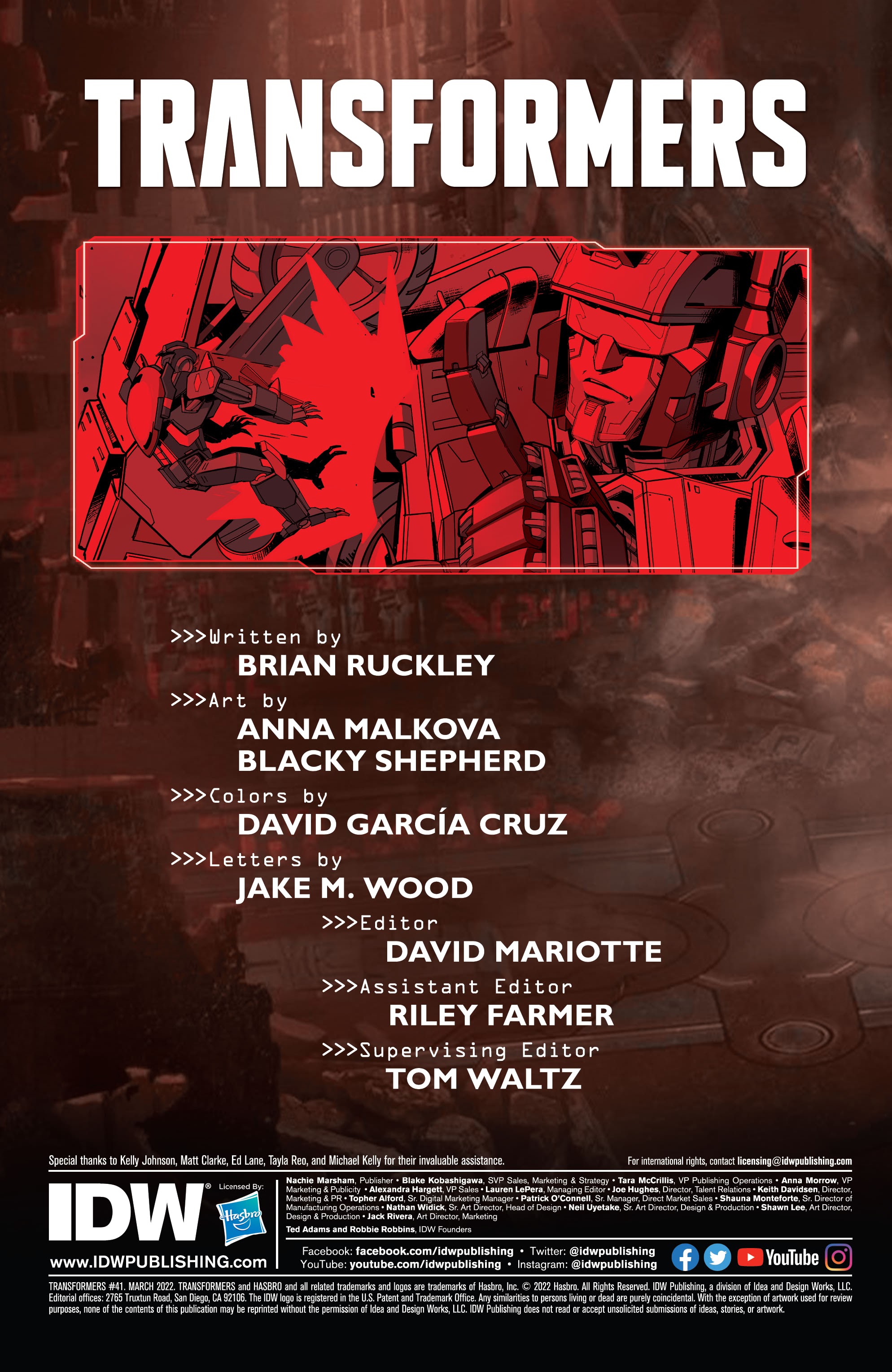 Read online Transformers (2019) comic -  Issue #41 - 2