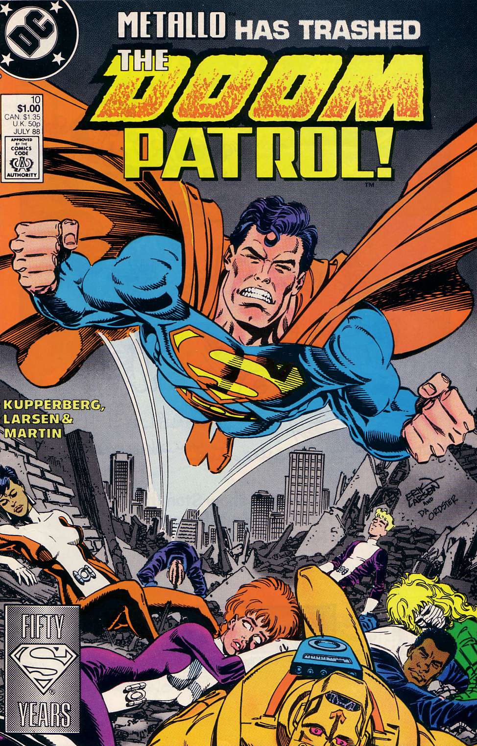 Read online Doom Patrol (1987) comic -  Issue #10 - 1