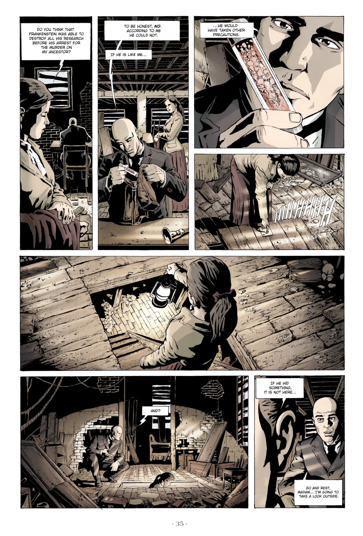 Read online Mister Hyde contre Frankenstein comic -  Issue #2 - 36