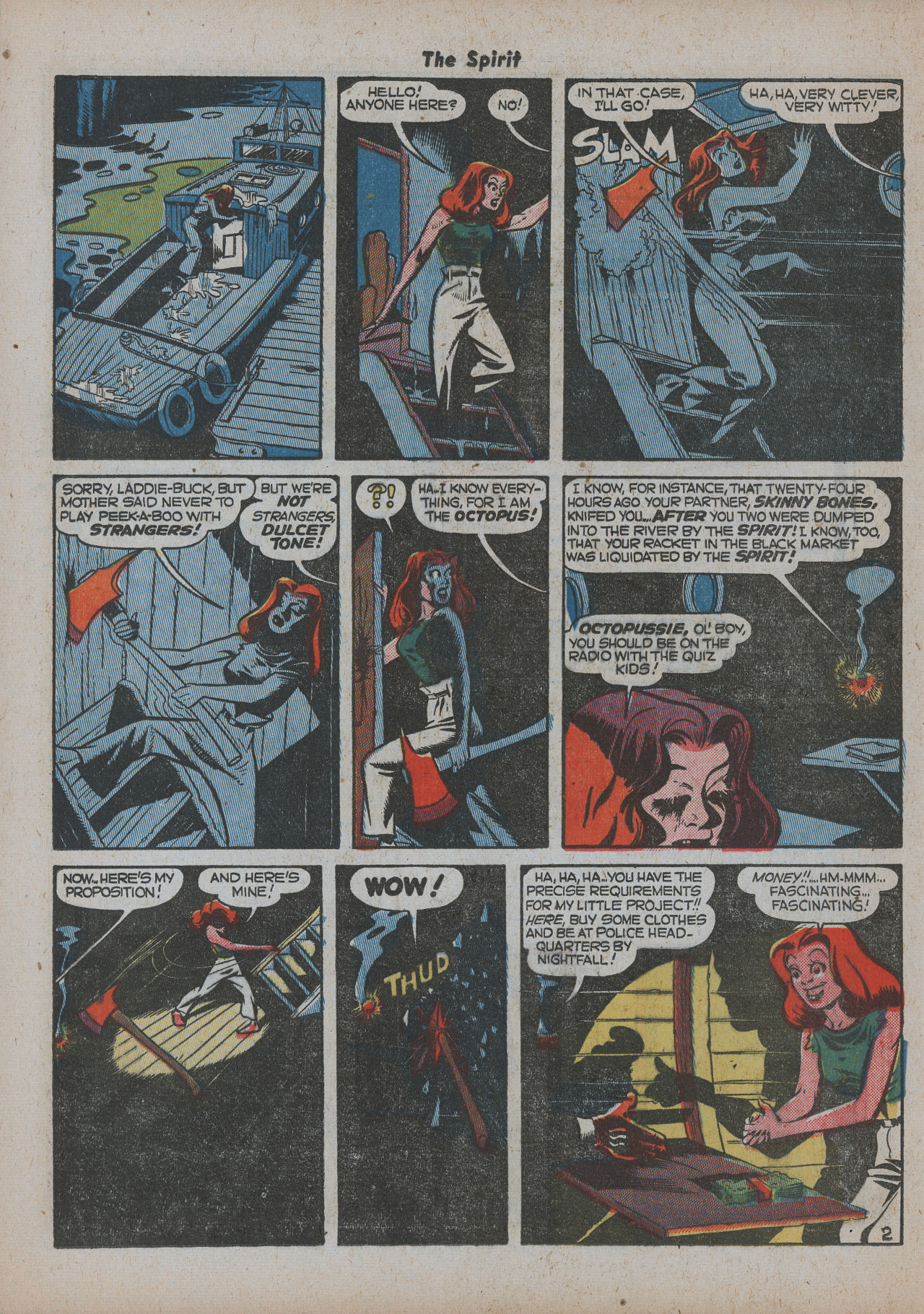 Read online The Spirit (1944) comic -  Issue #22 - 28