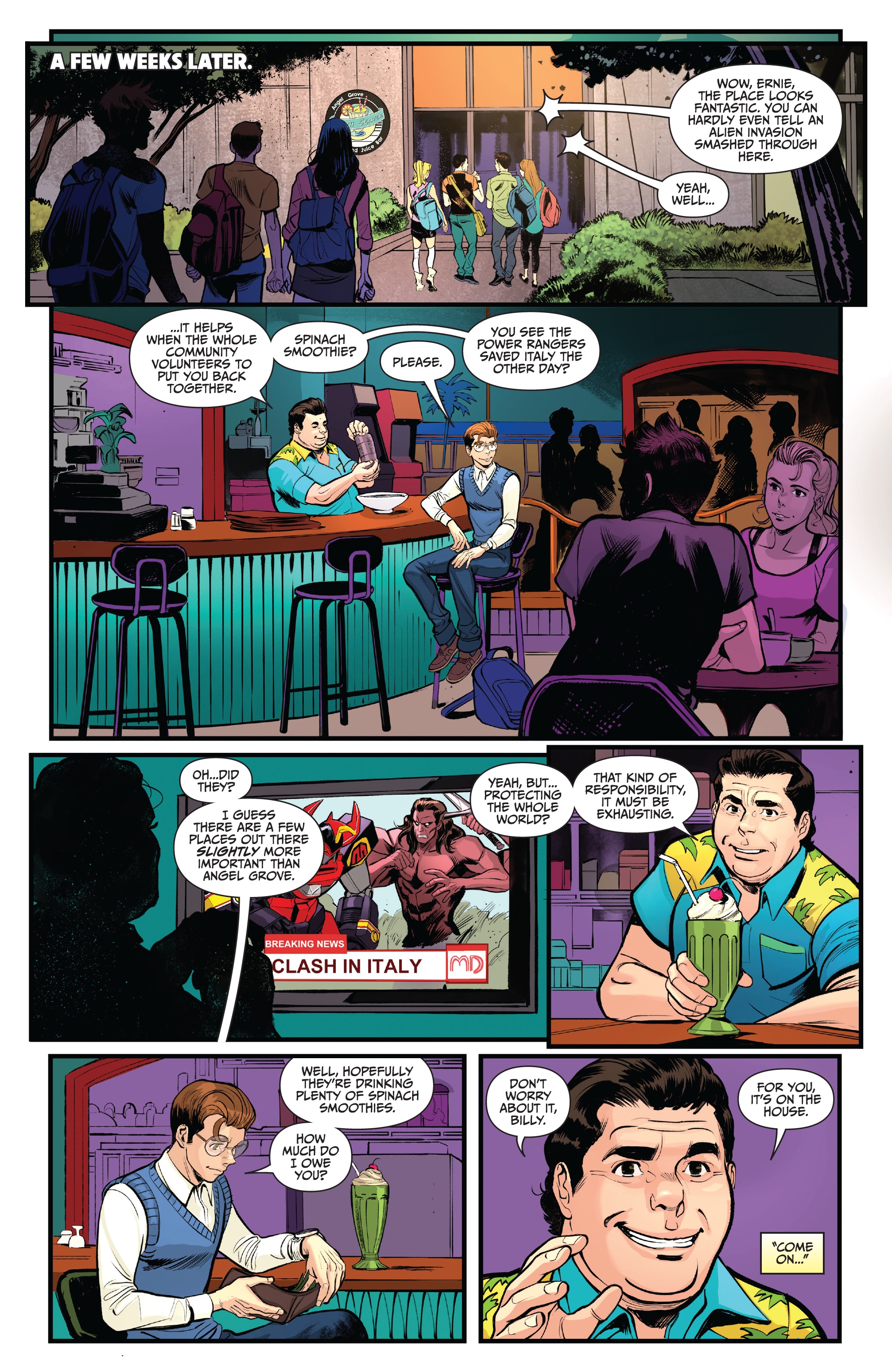 Read online Saban's Go Go Power Rangers: Forever Rangers comic -  Issue # Full - 27