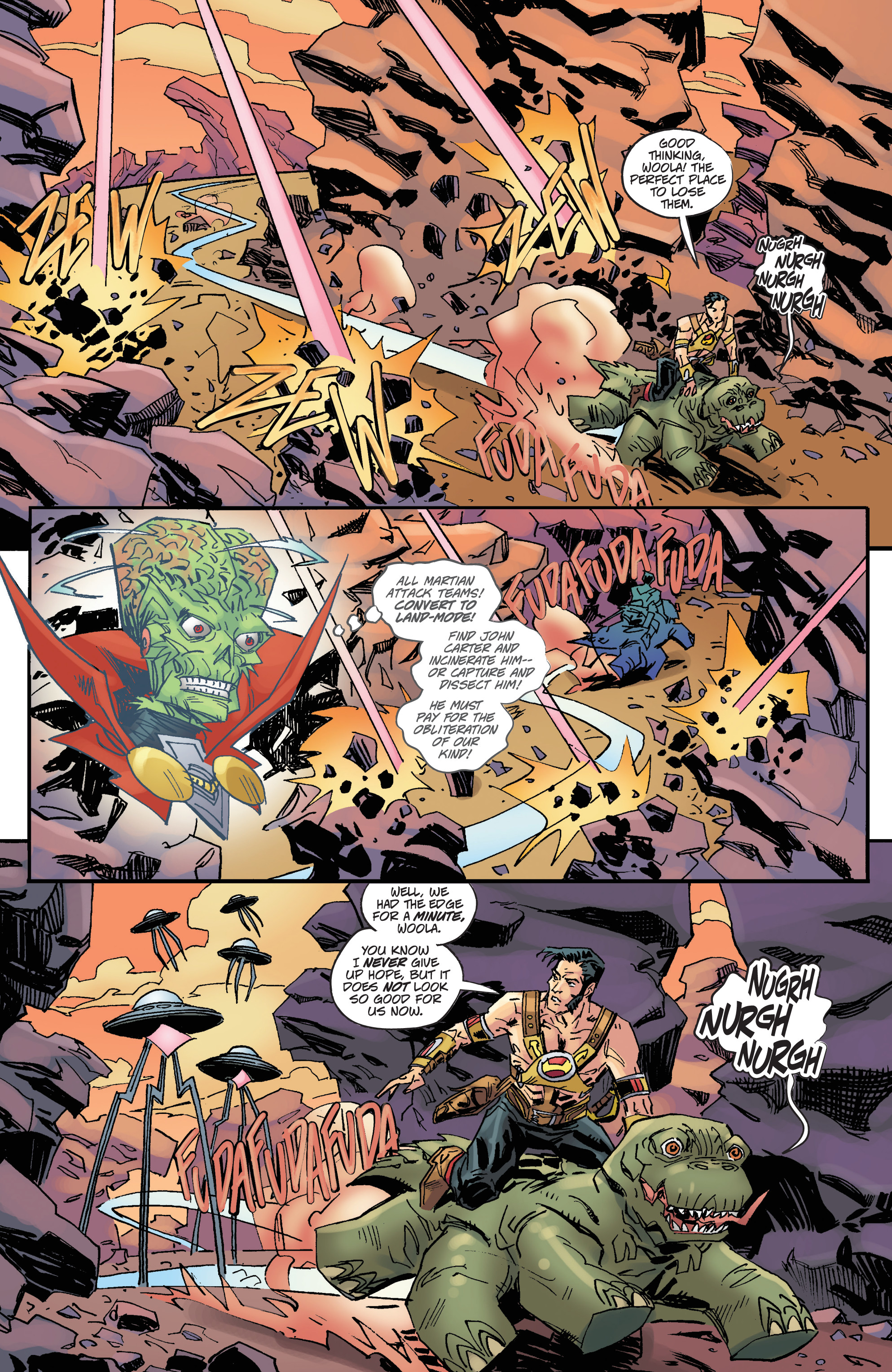 Read online Warlord of Mars Attacks comic -  Issue #4 - 16