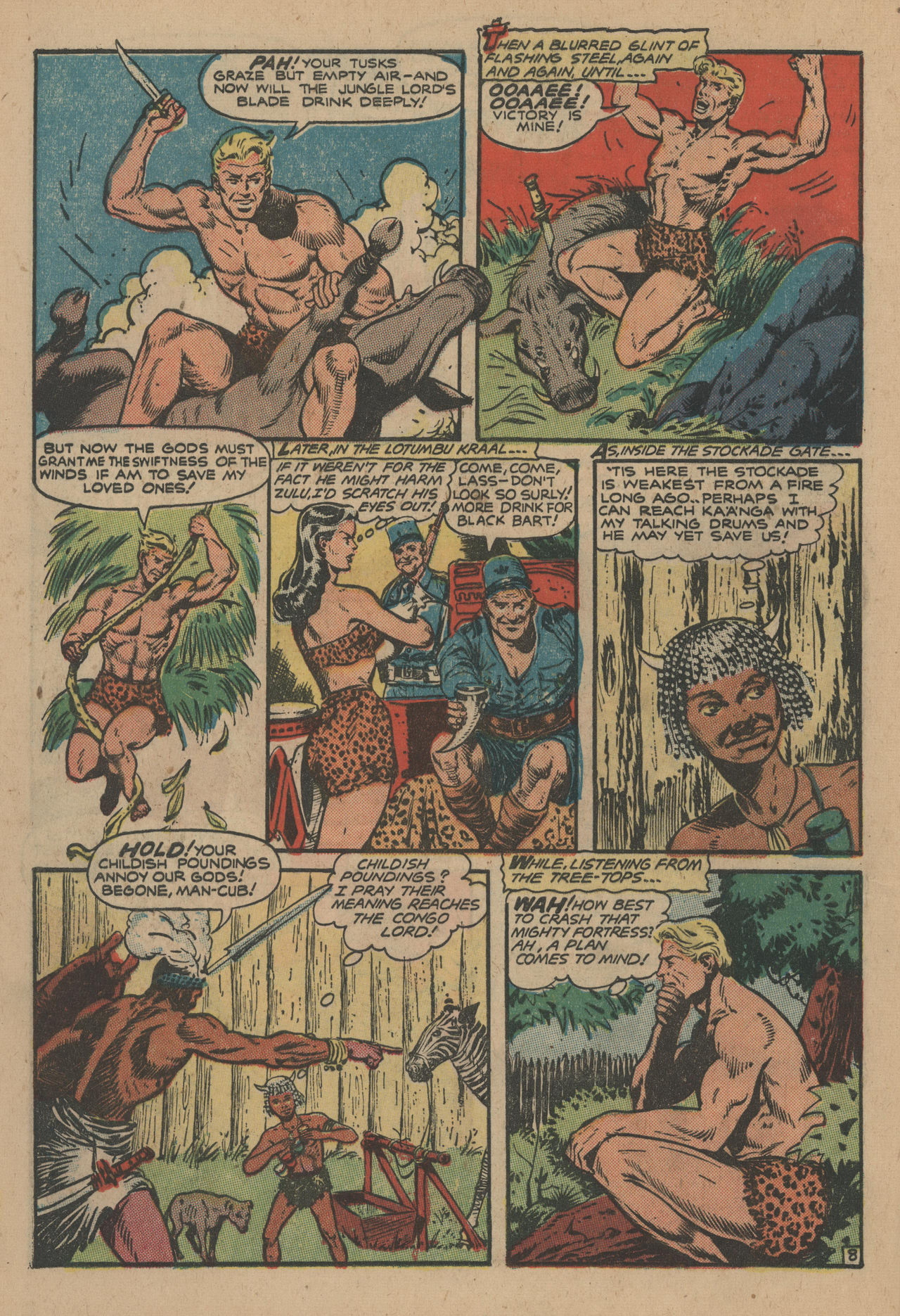 Read online Jungle Comics comic -  Issue #121 - 10