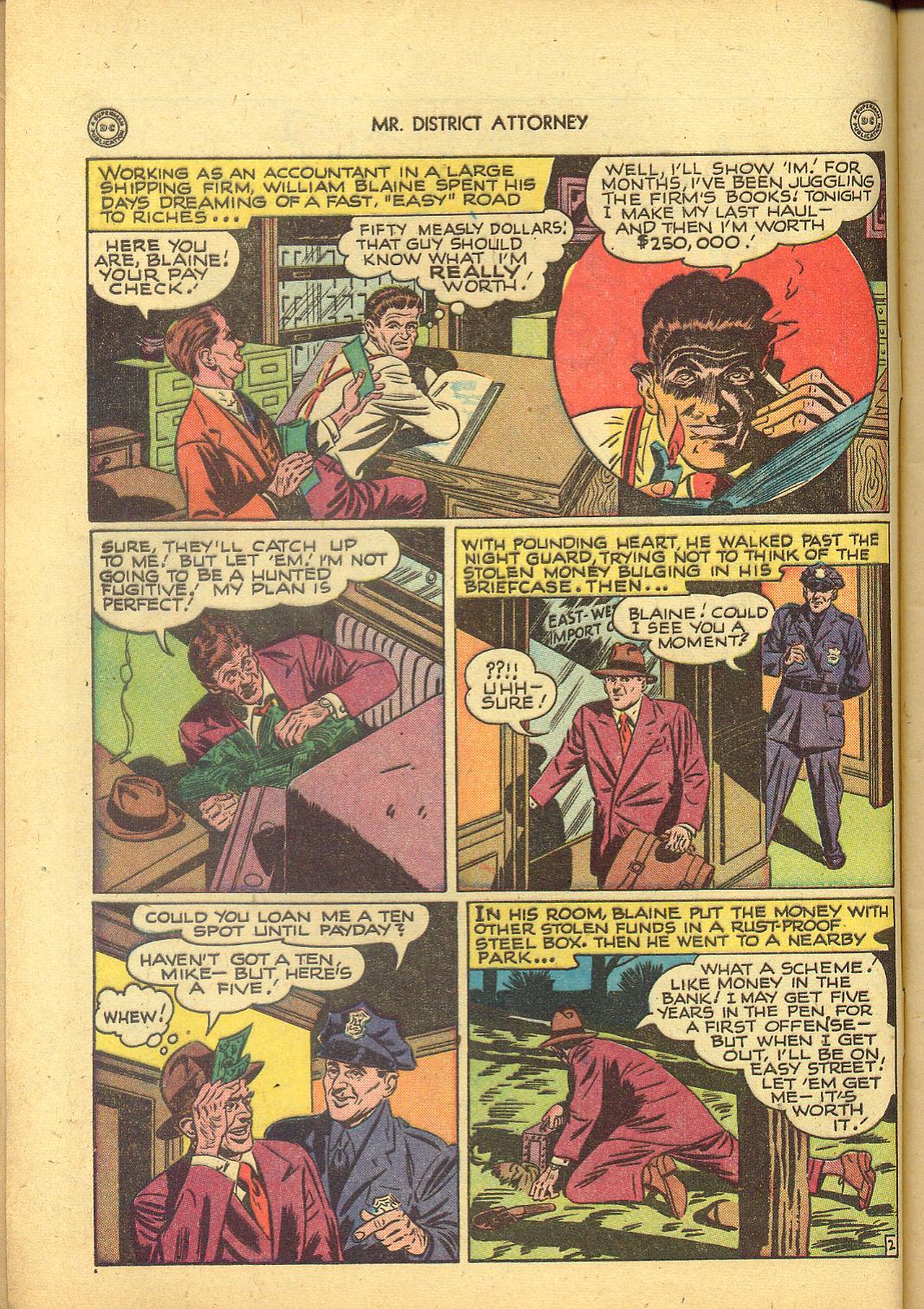 Read online Mr. District Attorney comic -  Issue #2 - 4