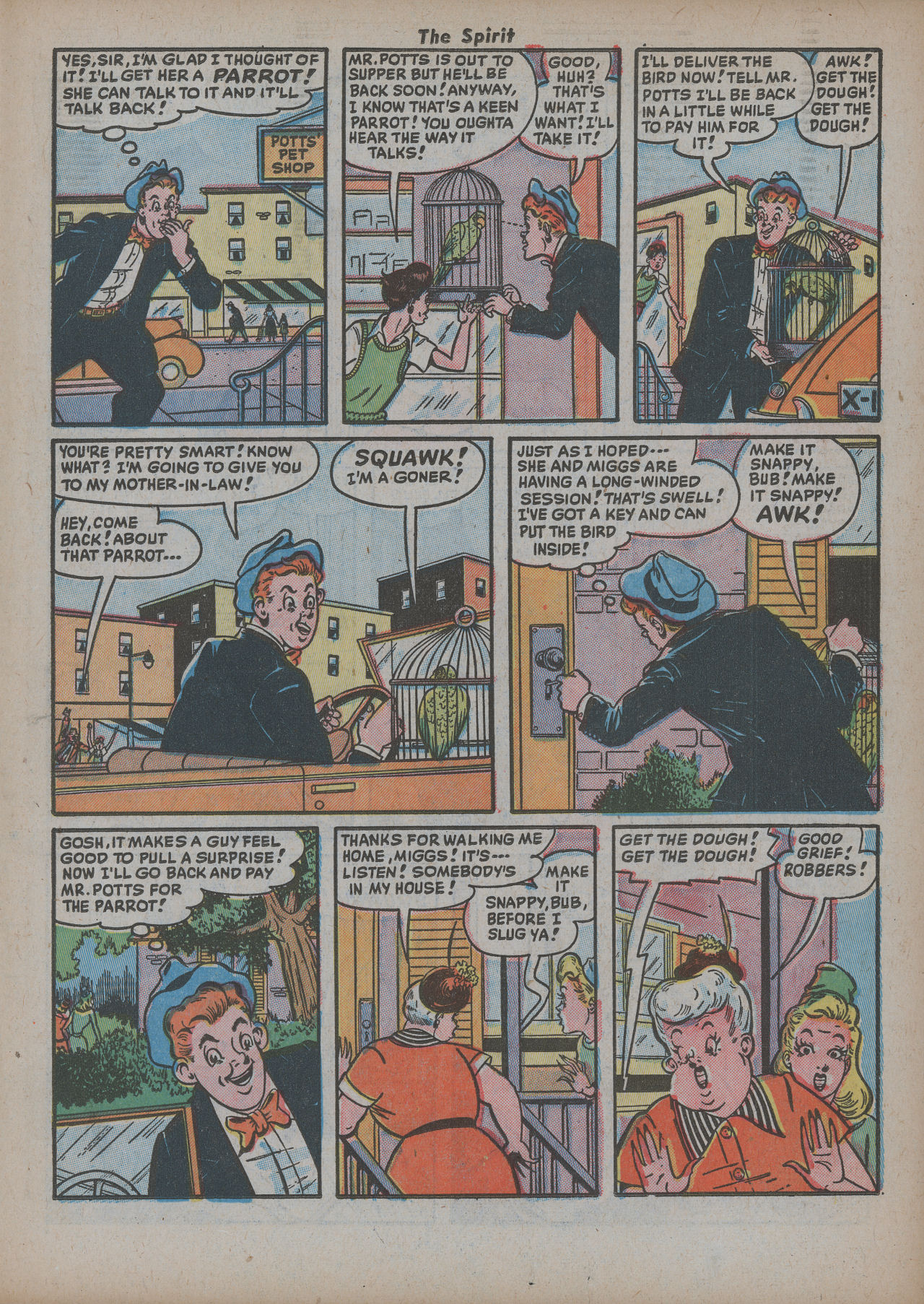Read online The Spirit (1944) comic -  Issue #19 - 19