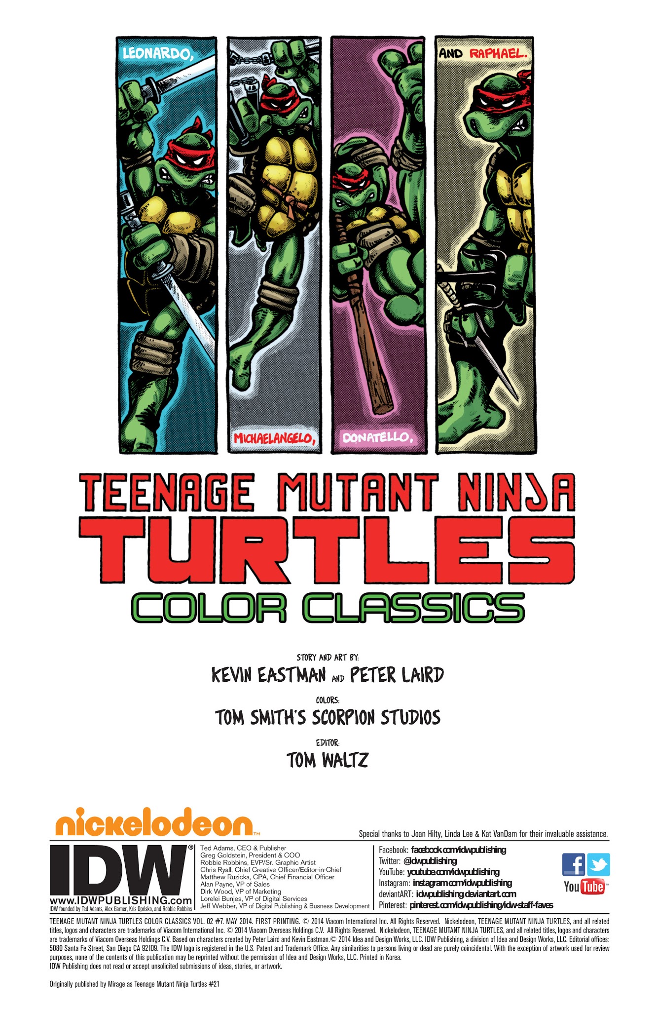 Read online Teenage Mutant Ninja Turtles Color Classics (2013) comic -  Issue #7 - 2