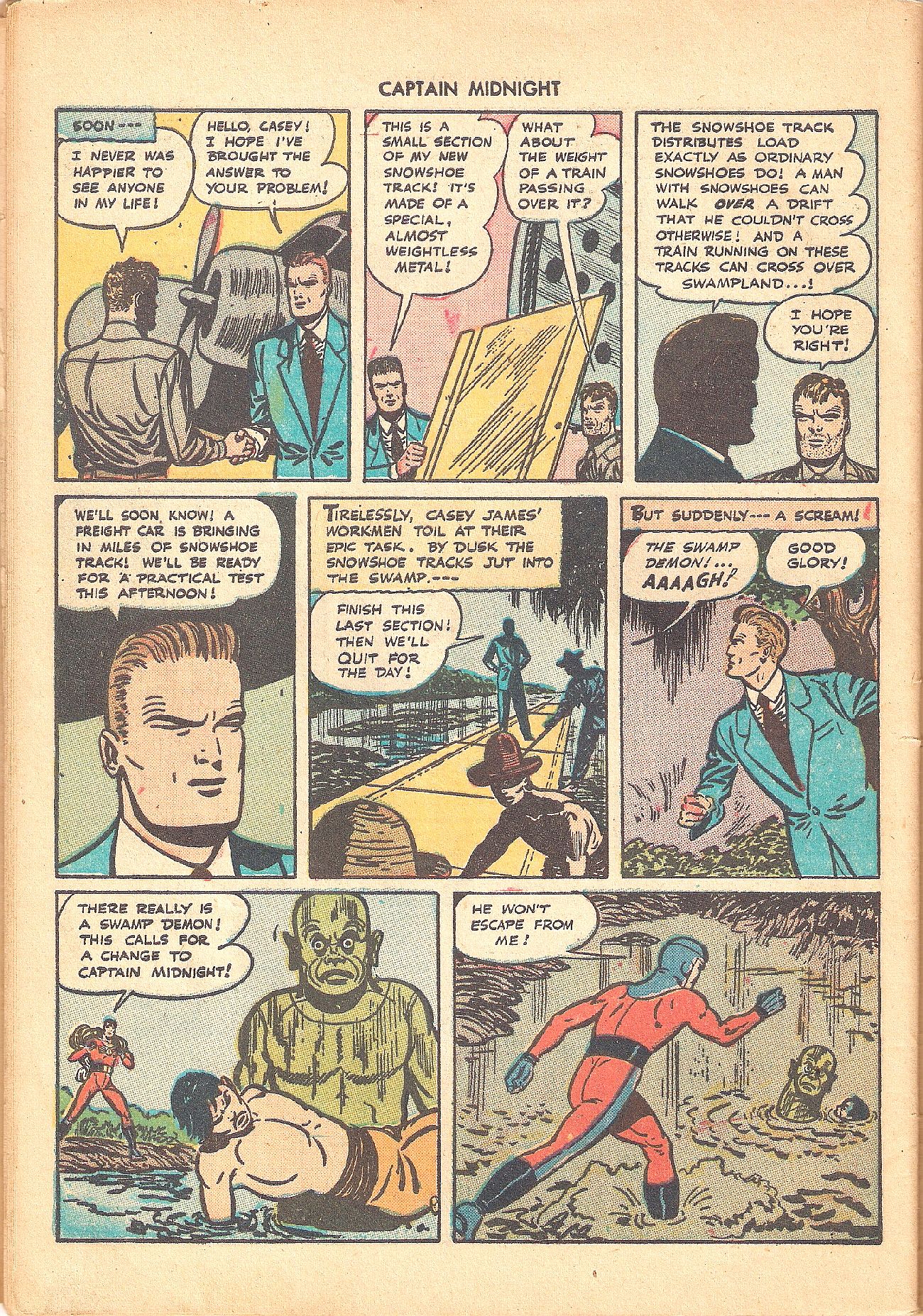 Read online Captain Midnight (1942) comic -  Issue #39 - 43