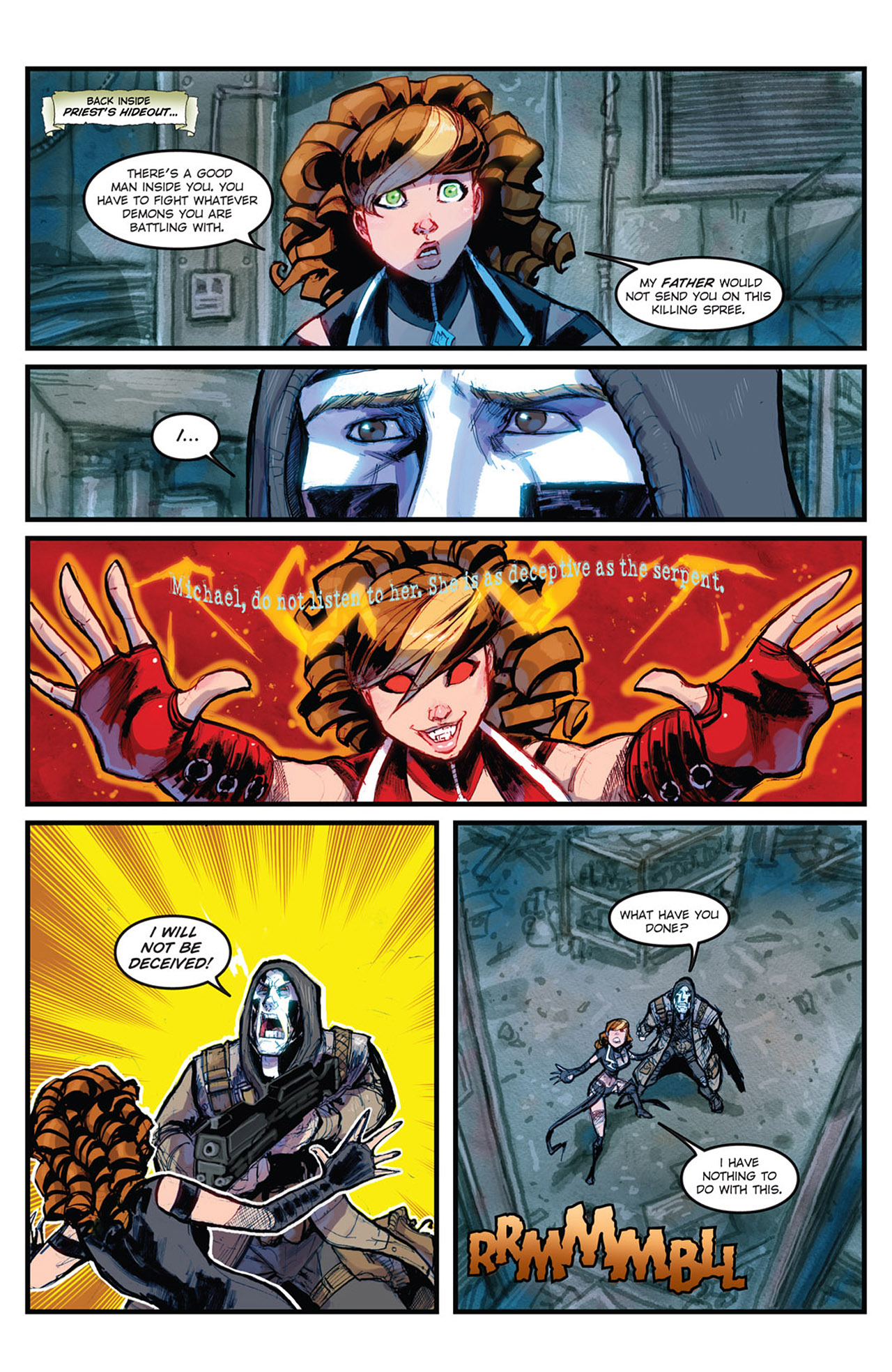 Read online Avengelyne (2011) comic -  Issue #7 - 16