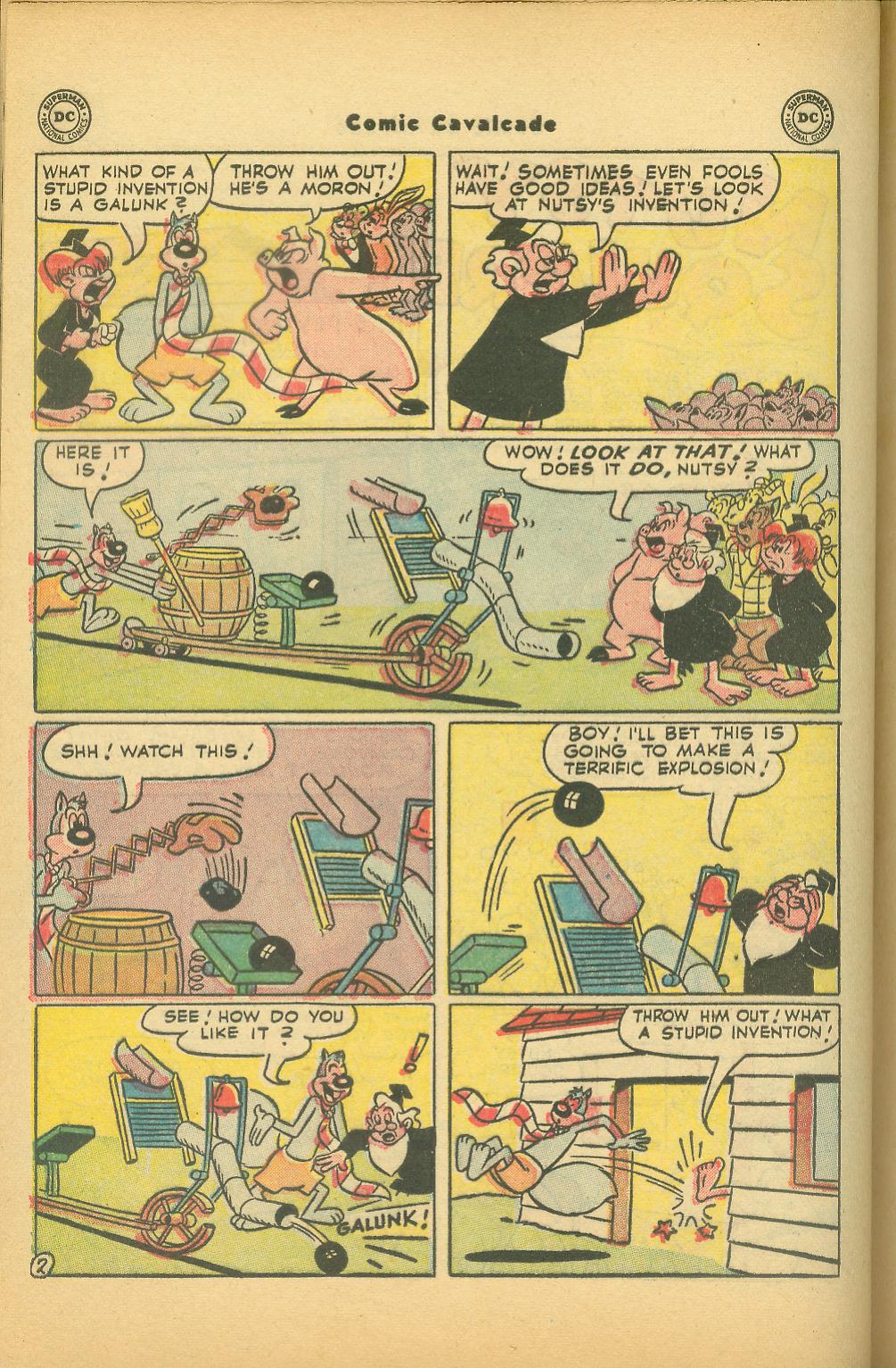 Read online Comic Cavalcade comic -  Issue #61 - 60