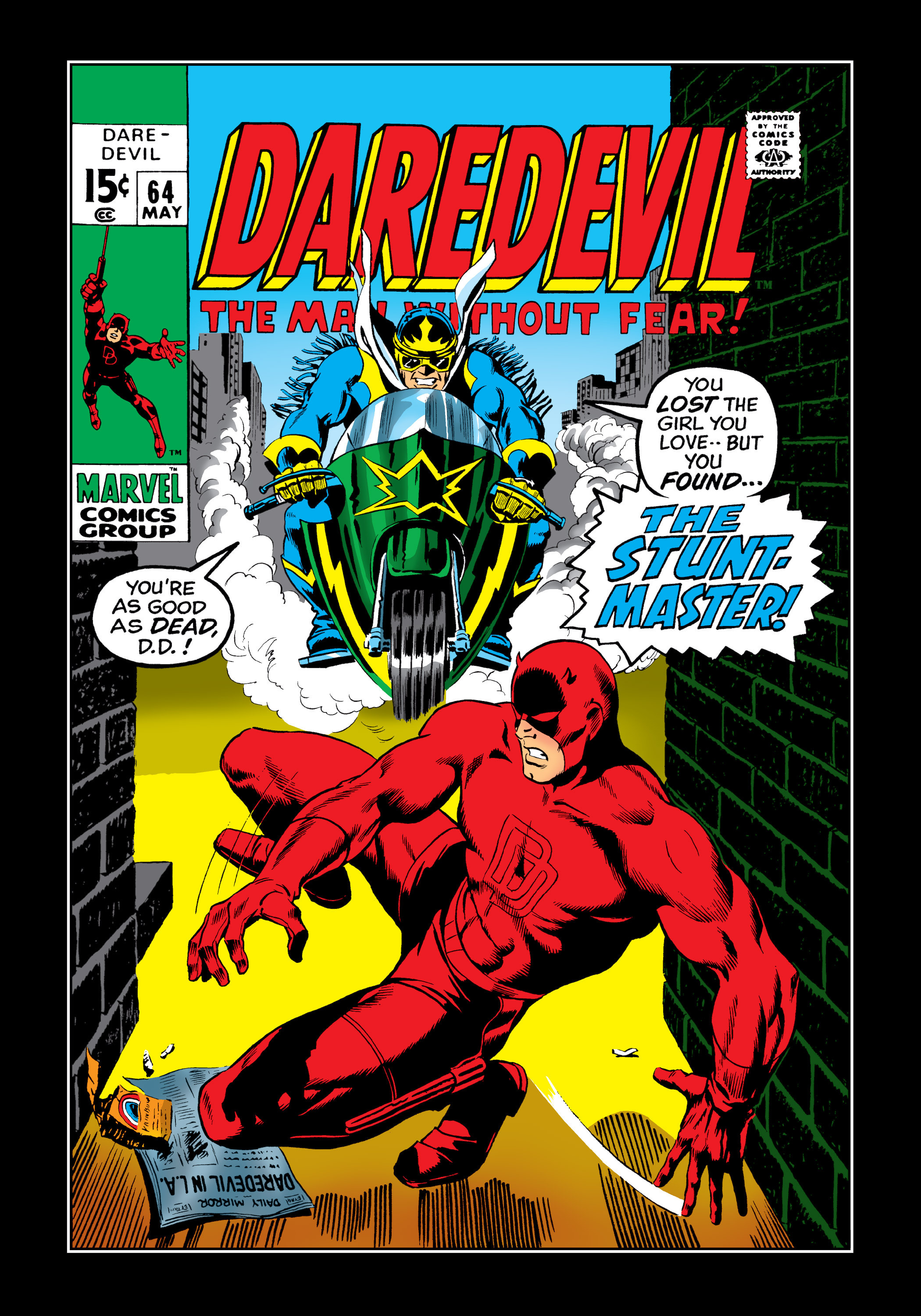Read online Marvel Masterworks: Daredevil comic -  Issue # TPB 7 (Part 1) - 7