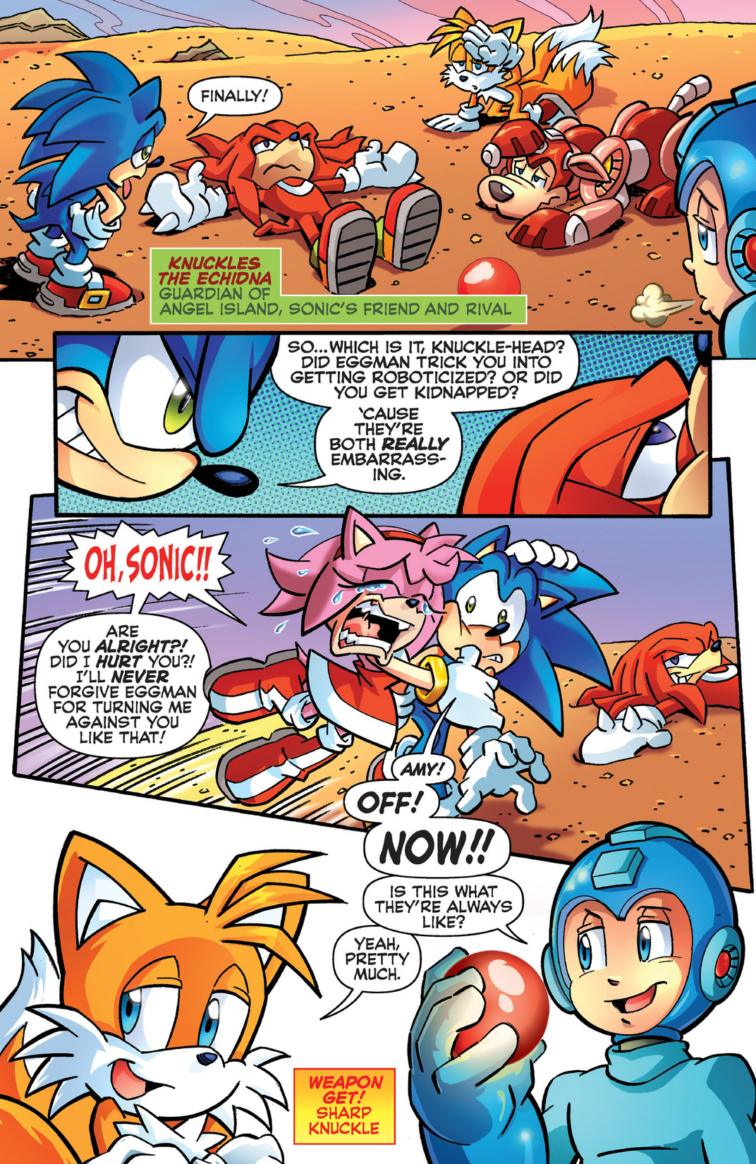 Read online Sonic Mega Man Worlds Collide comic -  Issue # Vol 2 - 96