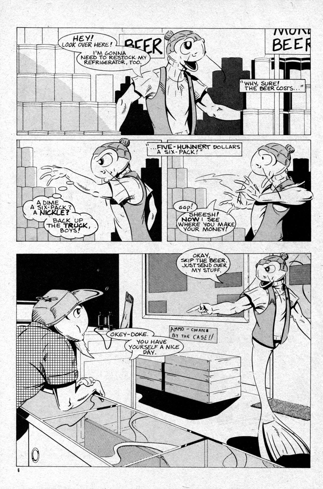 Read online The Fish Police comic -  Issue #7 - 8