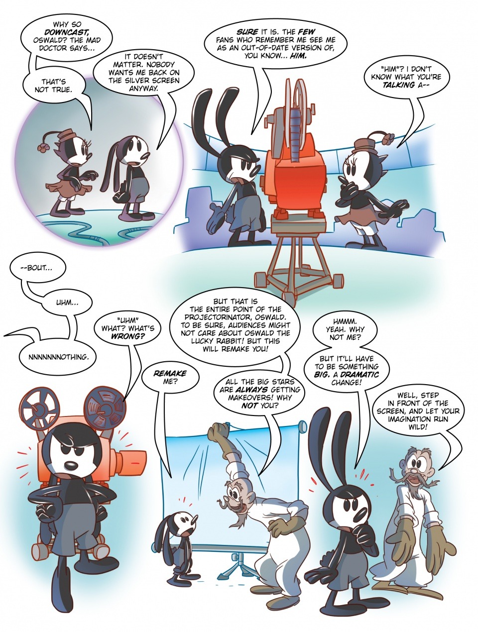 Read online Epic Mickey: Tales of the Wasteland comic -  Issue # Oswald the Lucky Duck - 3